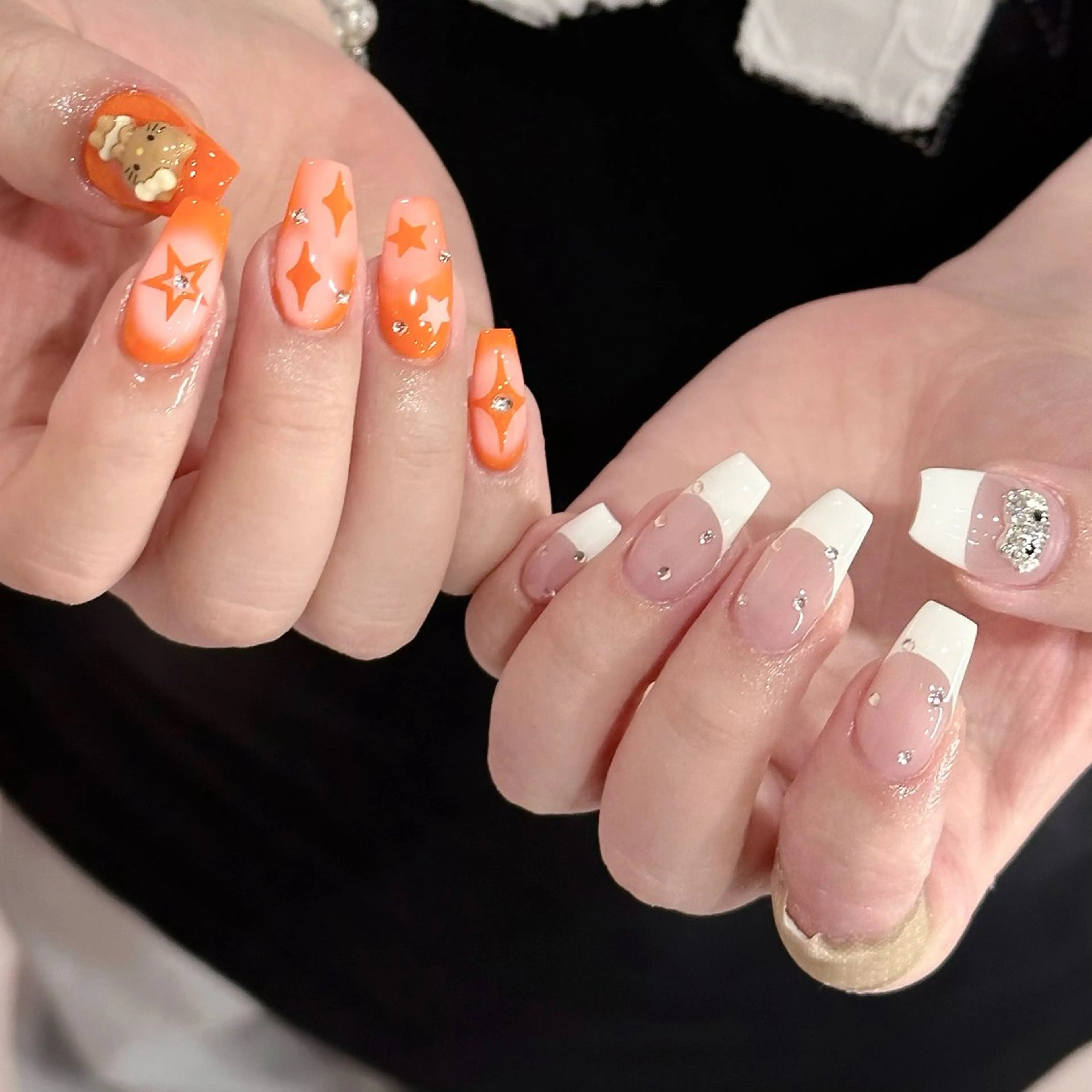 ネイル ハンドネイル Dark honey スカルプ専門原宿店のネイルデザイン