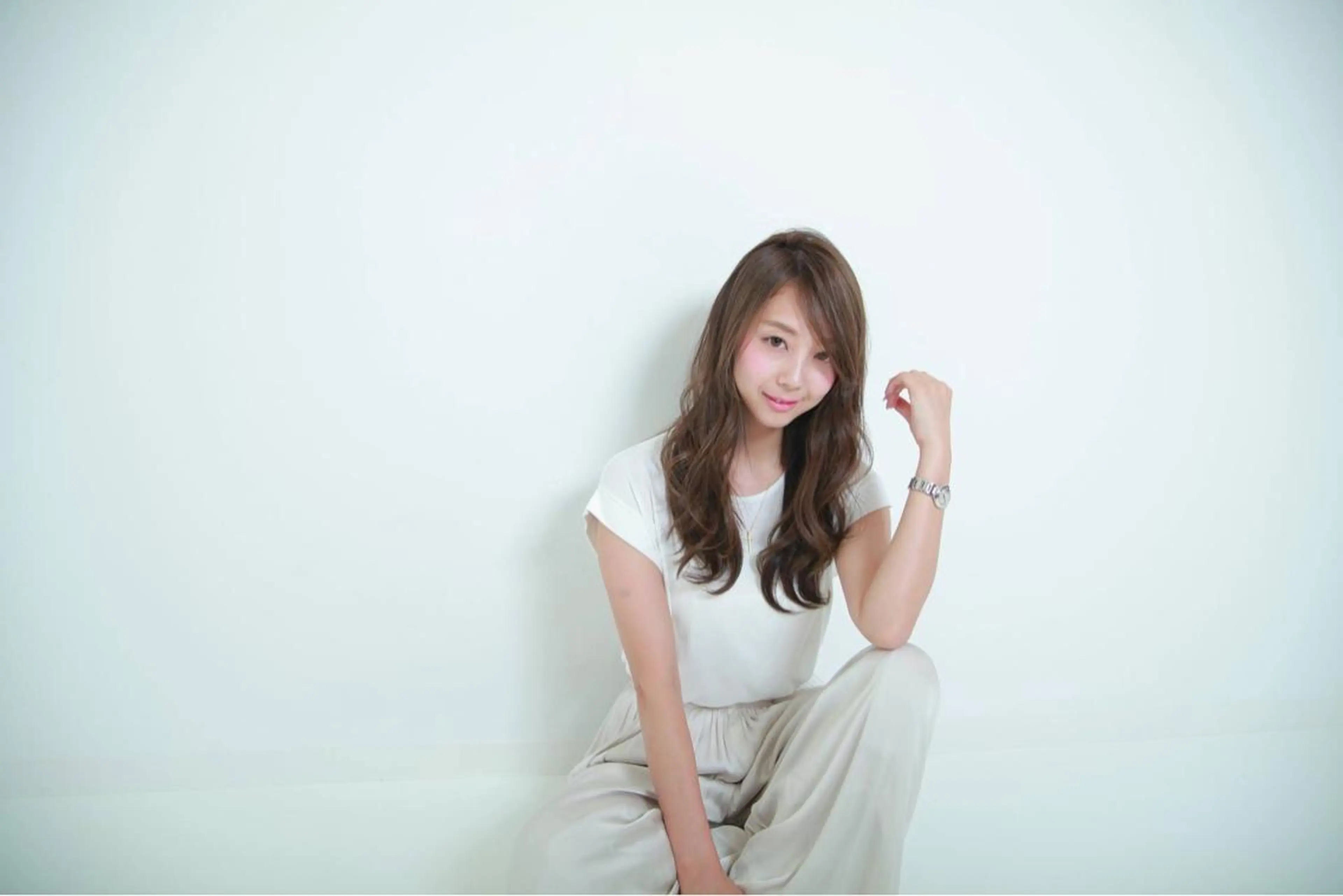 ロング カラー ヘアアレンジ knock【ノック】所属・烏丸韓国ヘア🇰🇷 ayaka🎀のヘアスタイル