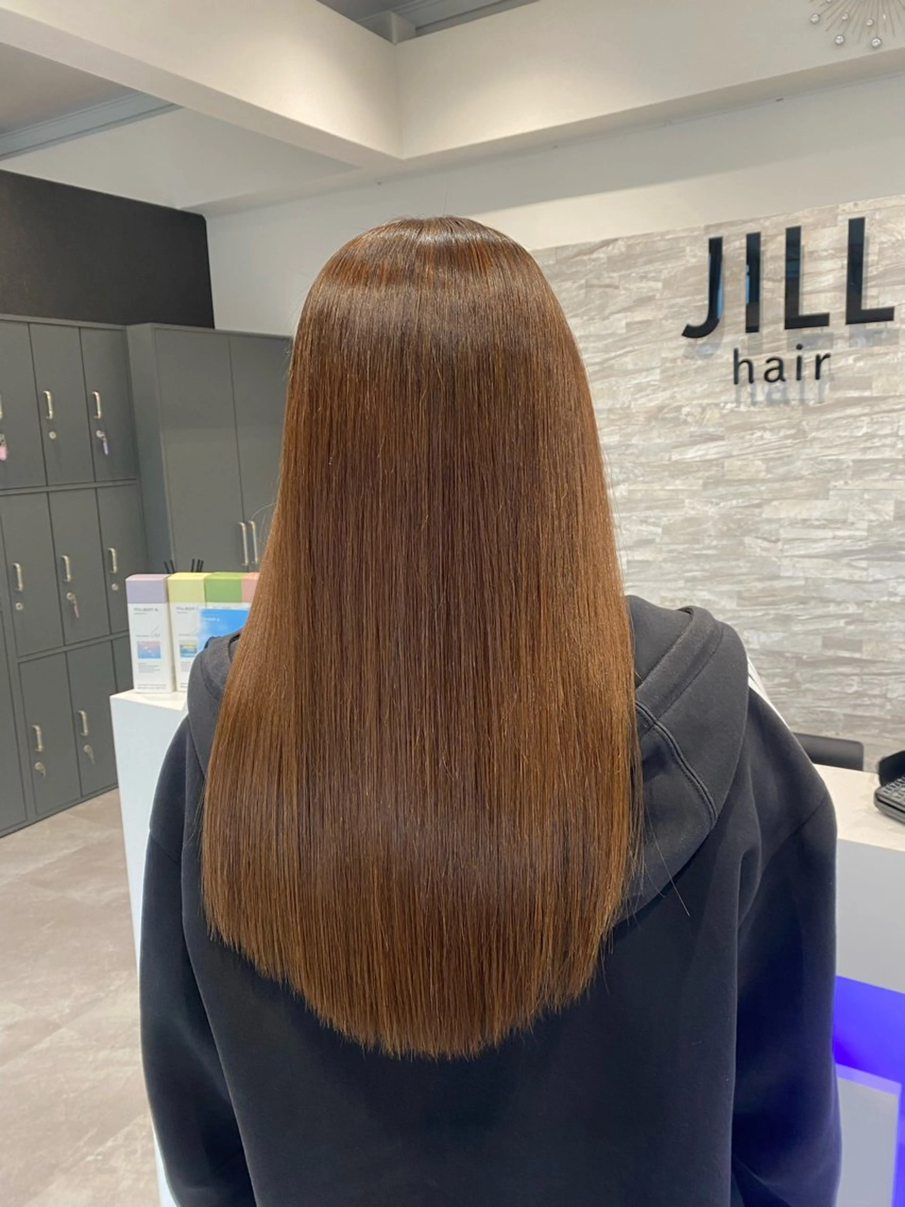 ロング 縮毛矯正 トリートメント JILL    hair所属・maki💖 ボブ/縮毛矯正のヘアスタイル