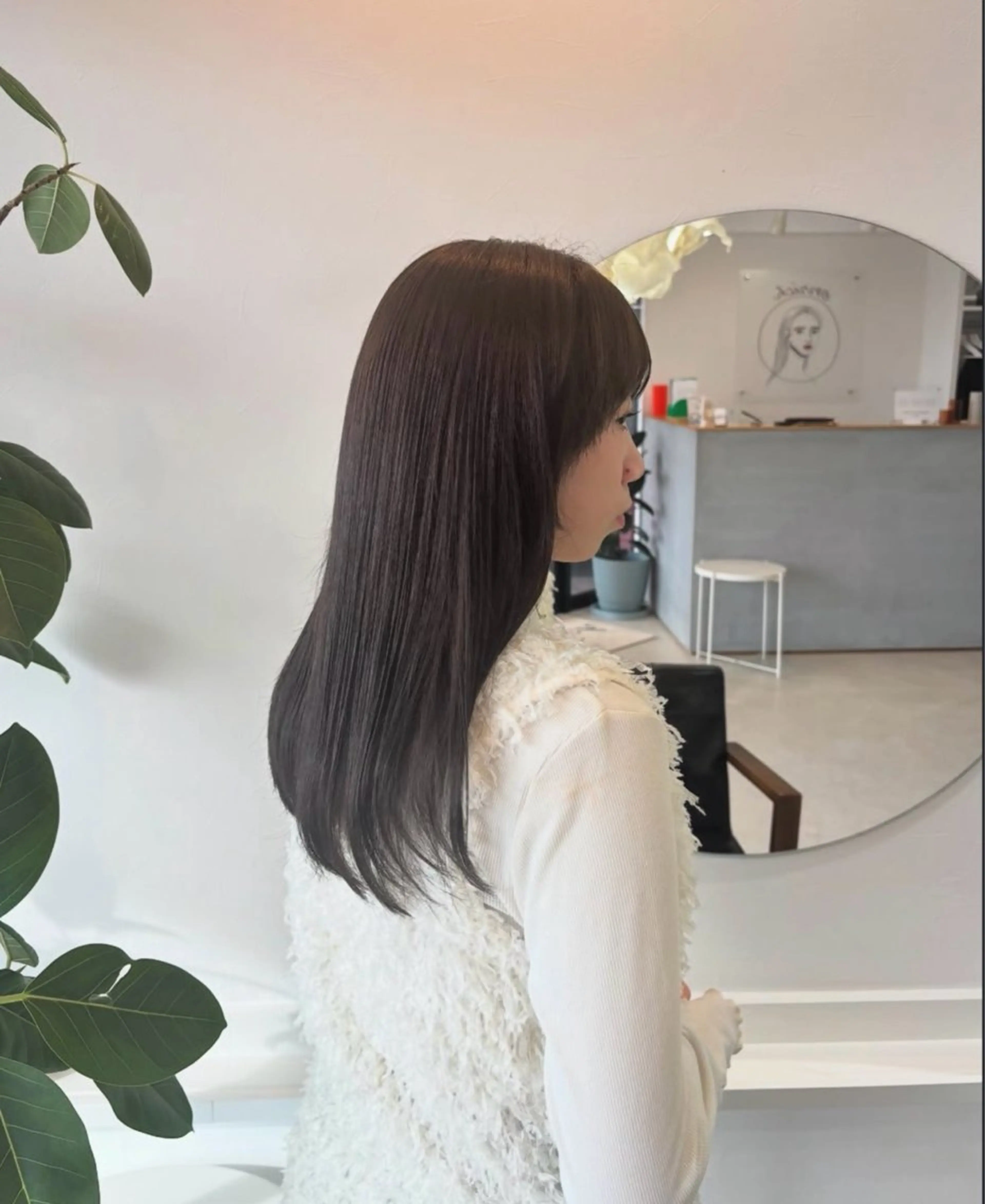 カラー 透明感カラー オリーブカラー ボブ ヘアカラー enrich / キタガワ カノンのヘアスタイル