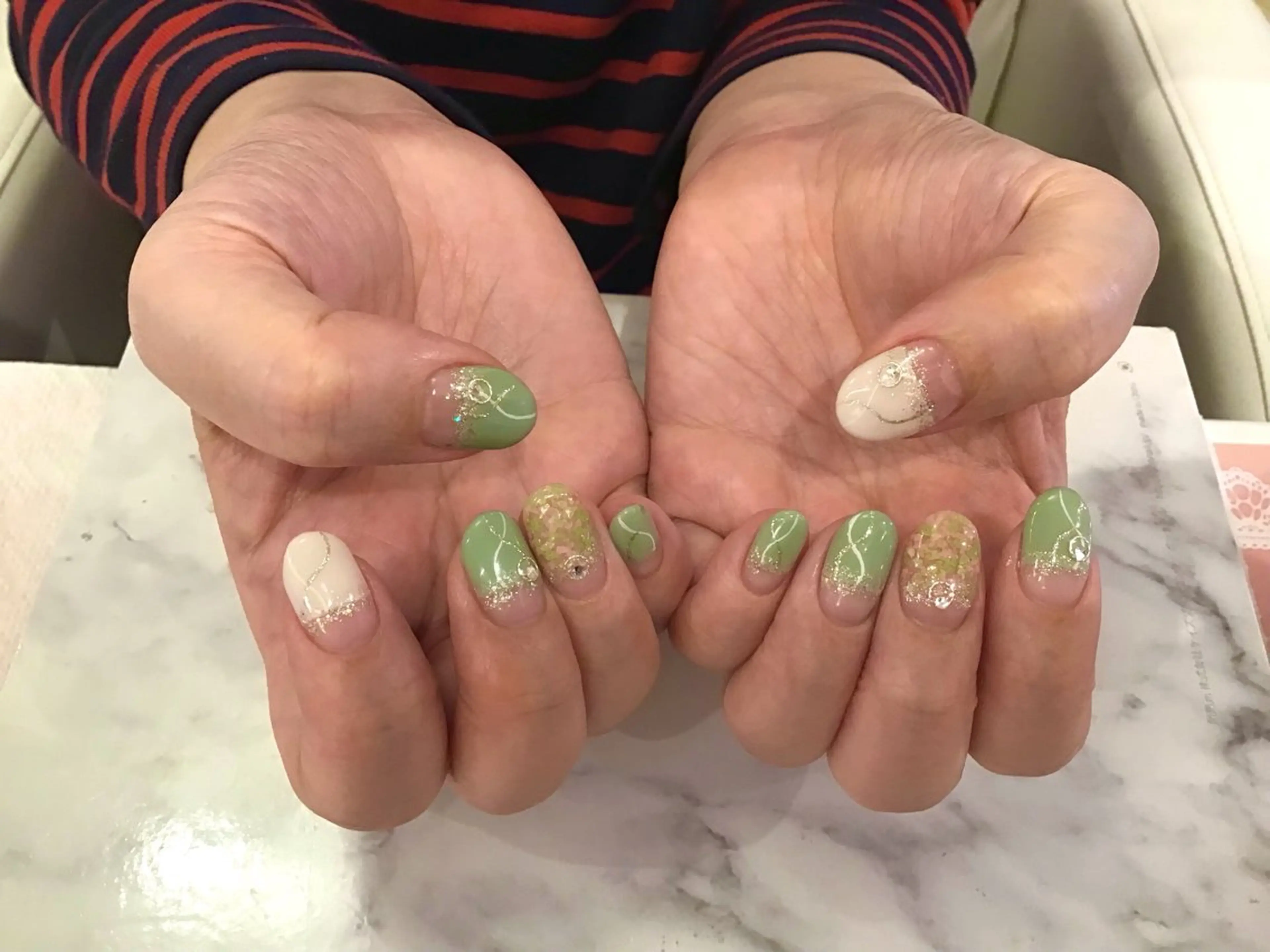 ネイル アートネイル 桜ネイル 入学式 ジェルネイル ワンカラーネイル f'bloom L’ecrinのネイルデザイン