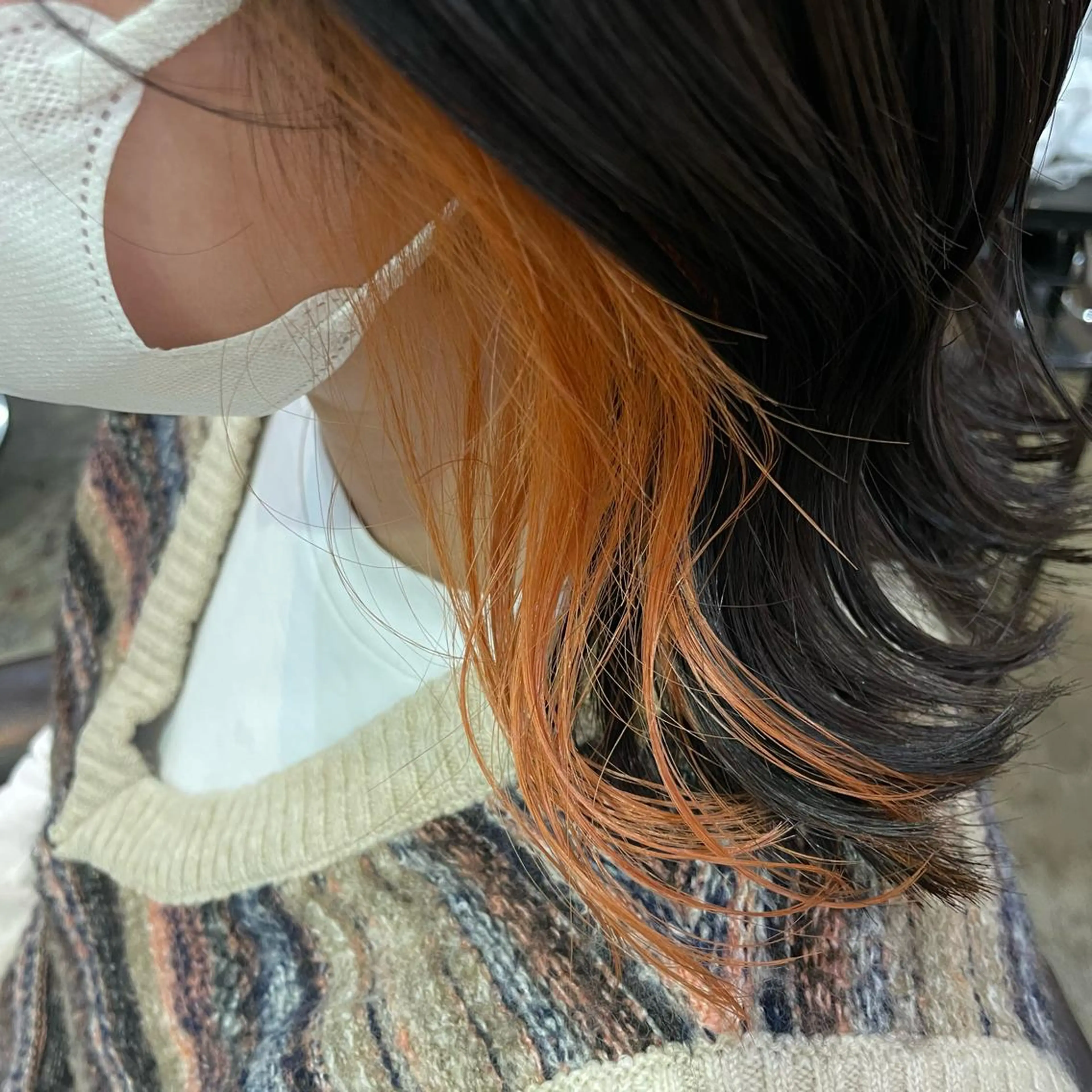 ミディアム ヘアカラー トリートメント FERIAあべの KARINのヘアスタイル