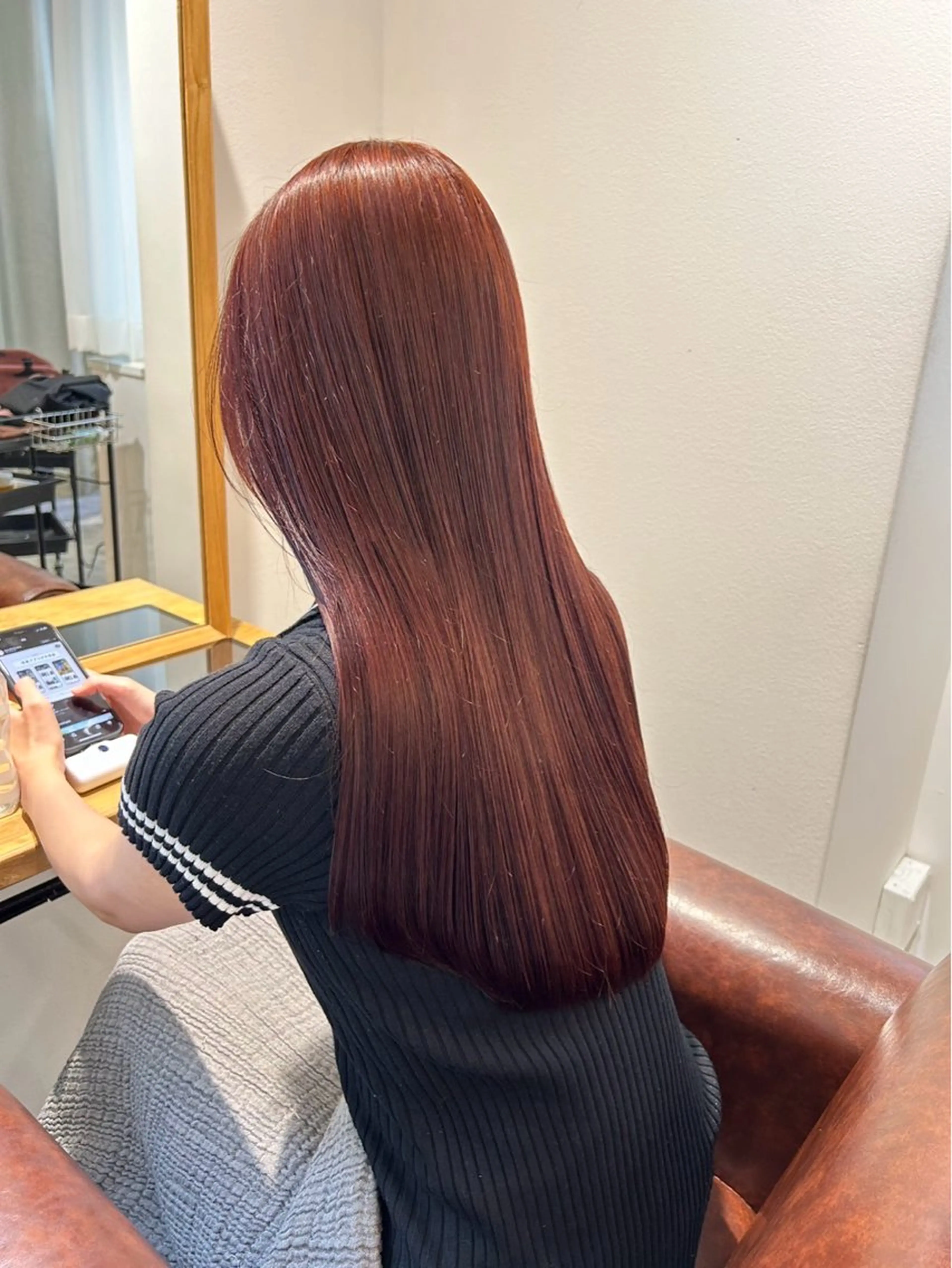 ロング カラー ヘアカラー トリートメント Atre.所属・武庫之荘/髪質改善 おみのヘアスタイル