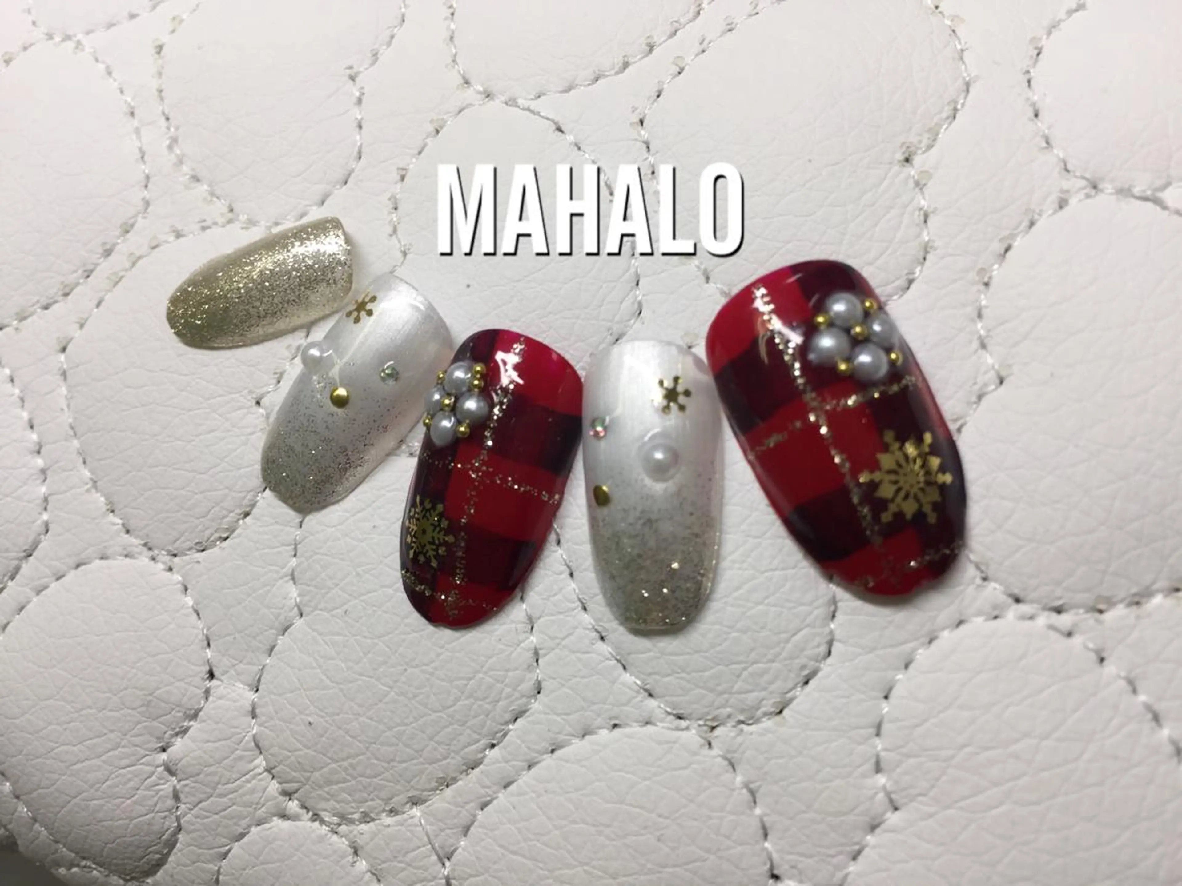 ネイル 冬ネイル クリスマス MAHALO MiwAのネイルデザイン