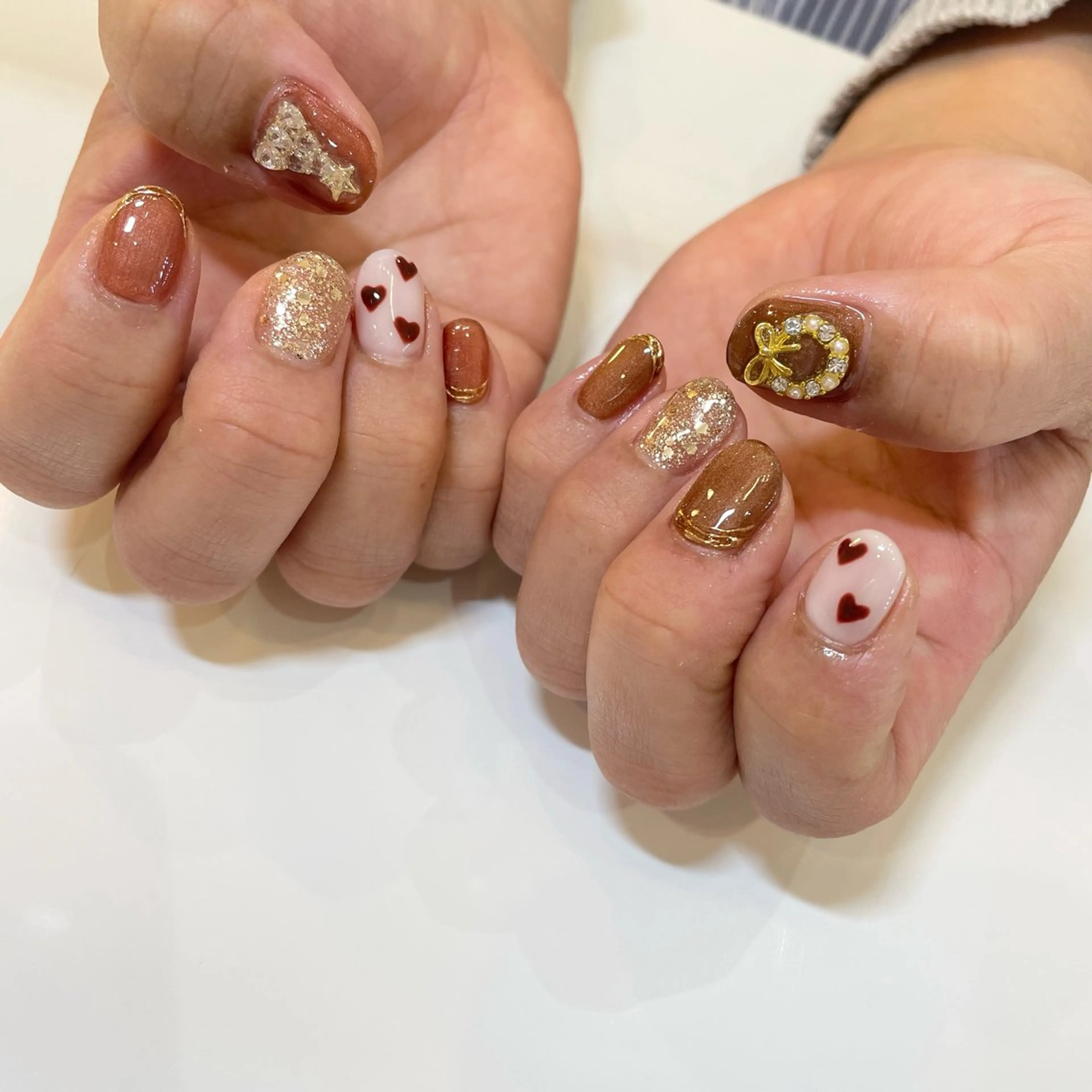 ネイル クリスマス Nail Salon Gummi.のネイルデザイン