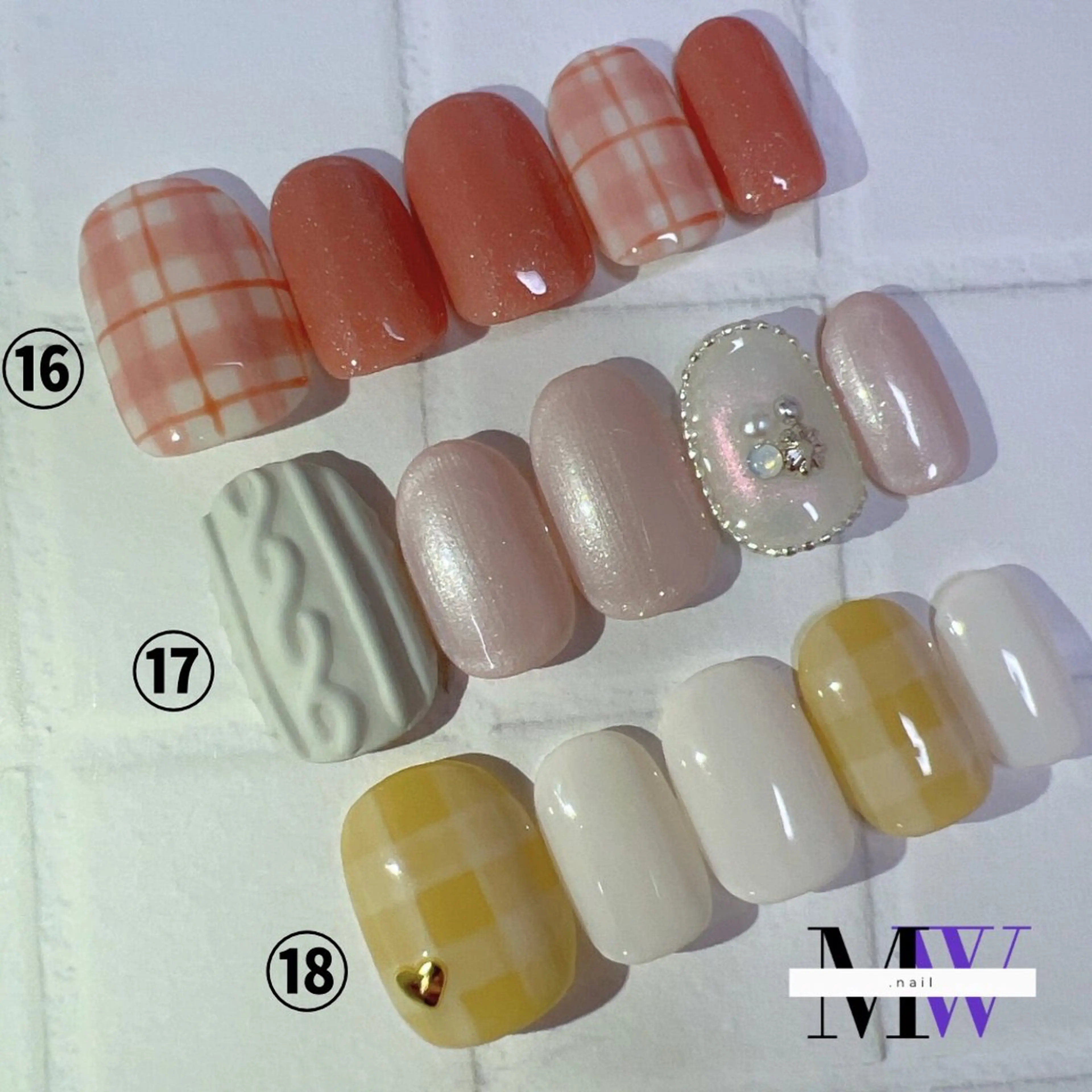 ネイル アートネイル ハンドネイル MW .nailのネイルデザイン