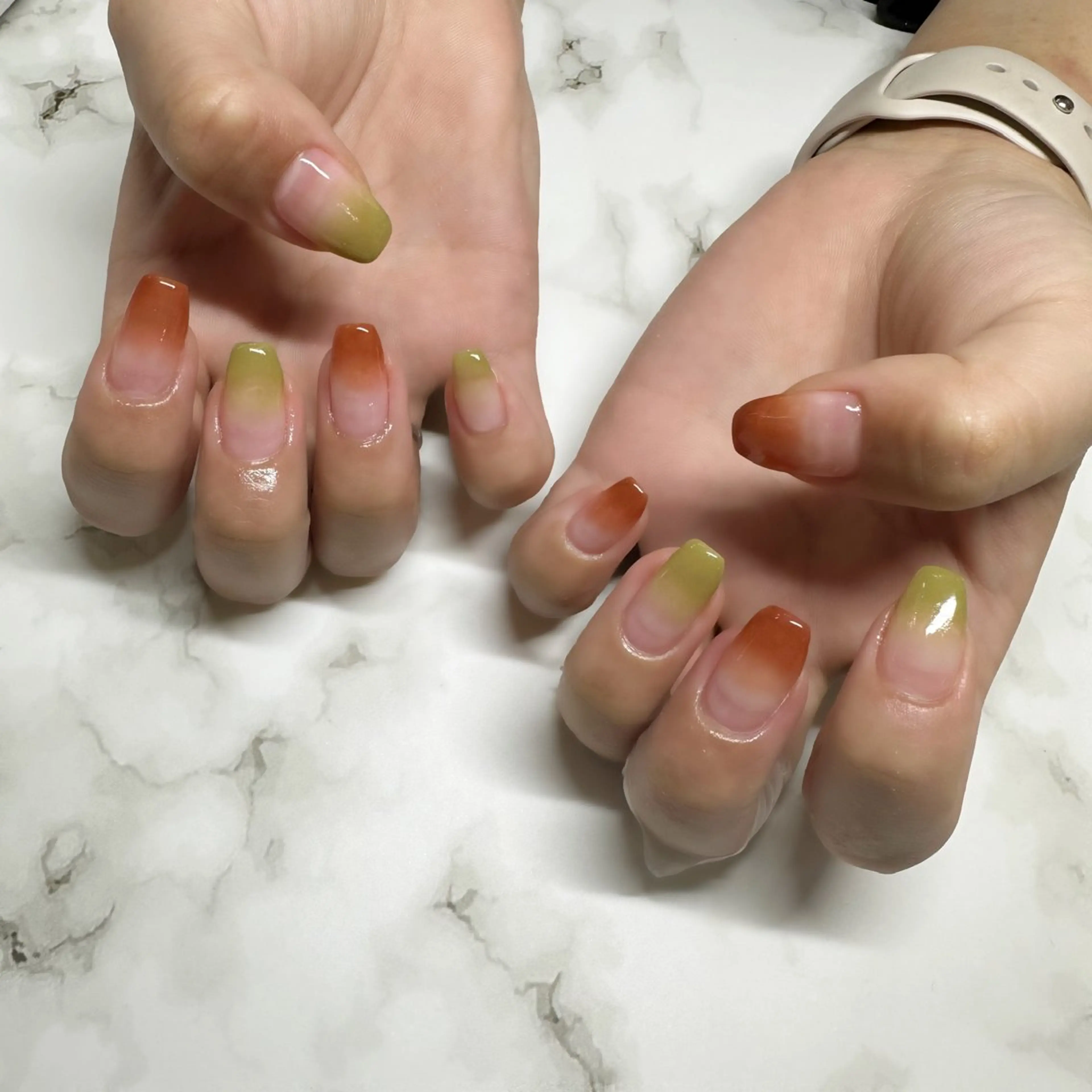 hand グラデーションの写真