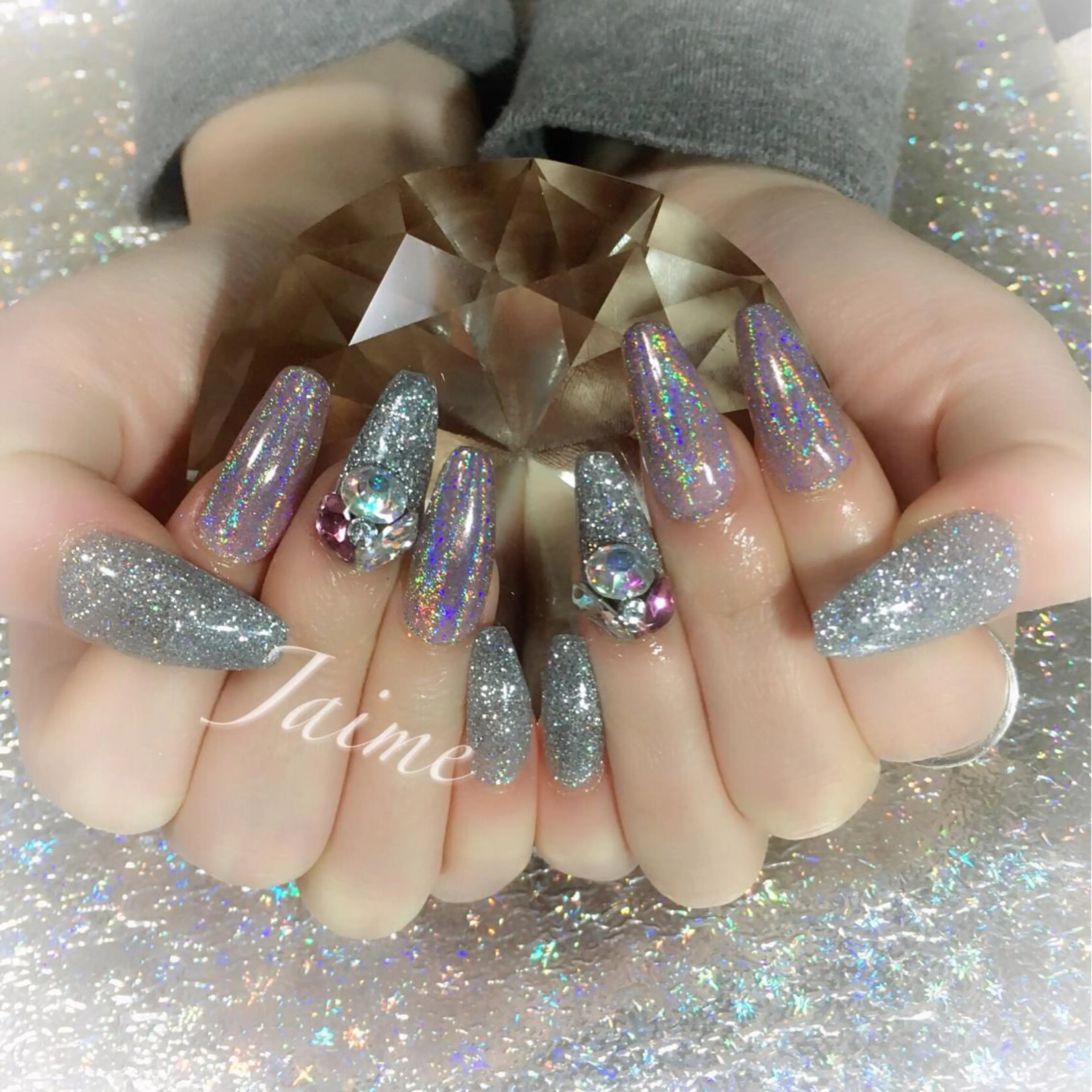 セミロング ネイル Jaime Yuiのネイルデザイン