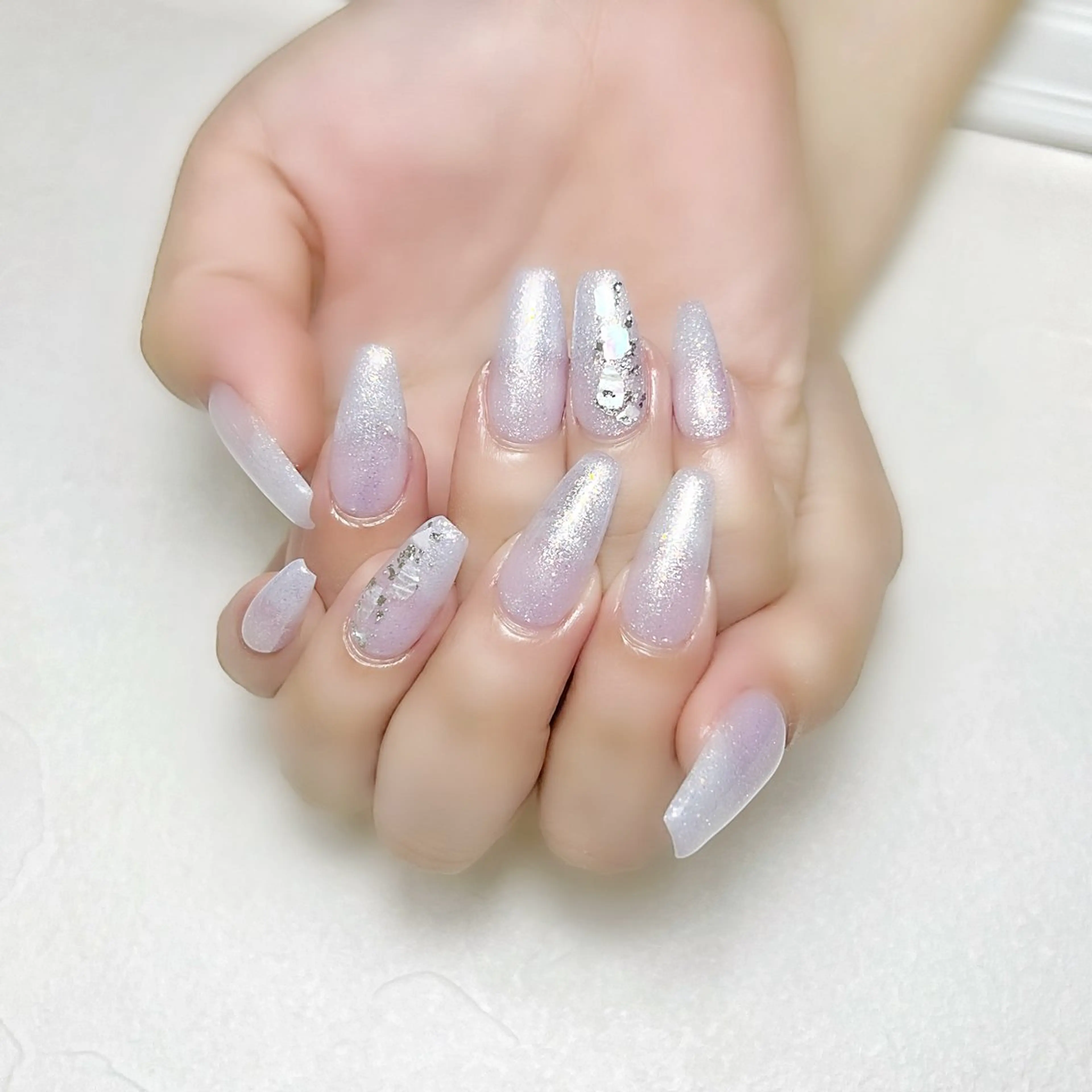 ネイル アートネイル オフィスネイル ワンカラーネイル 夏ネイル rouse nail RISATOのネイルデザイン
