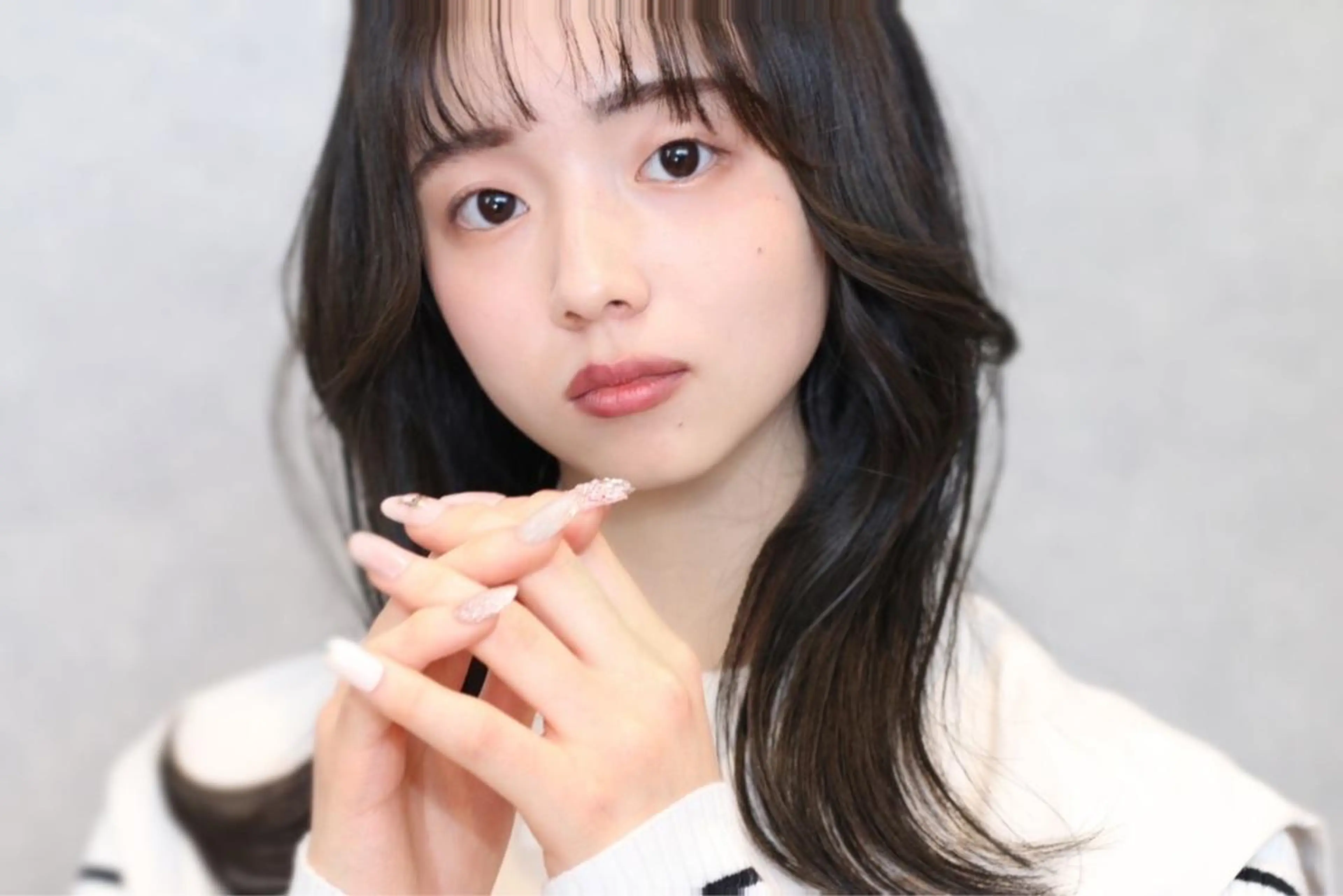 セミロング 西川 夕奈のヘアスタイル