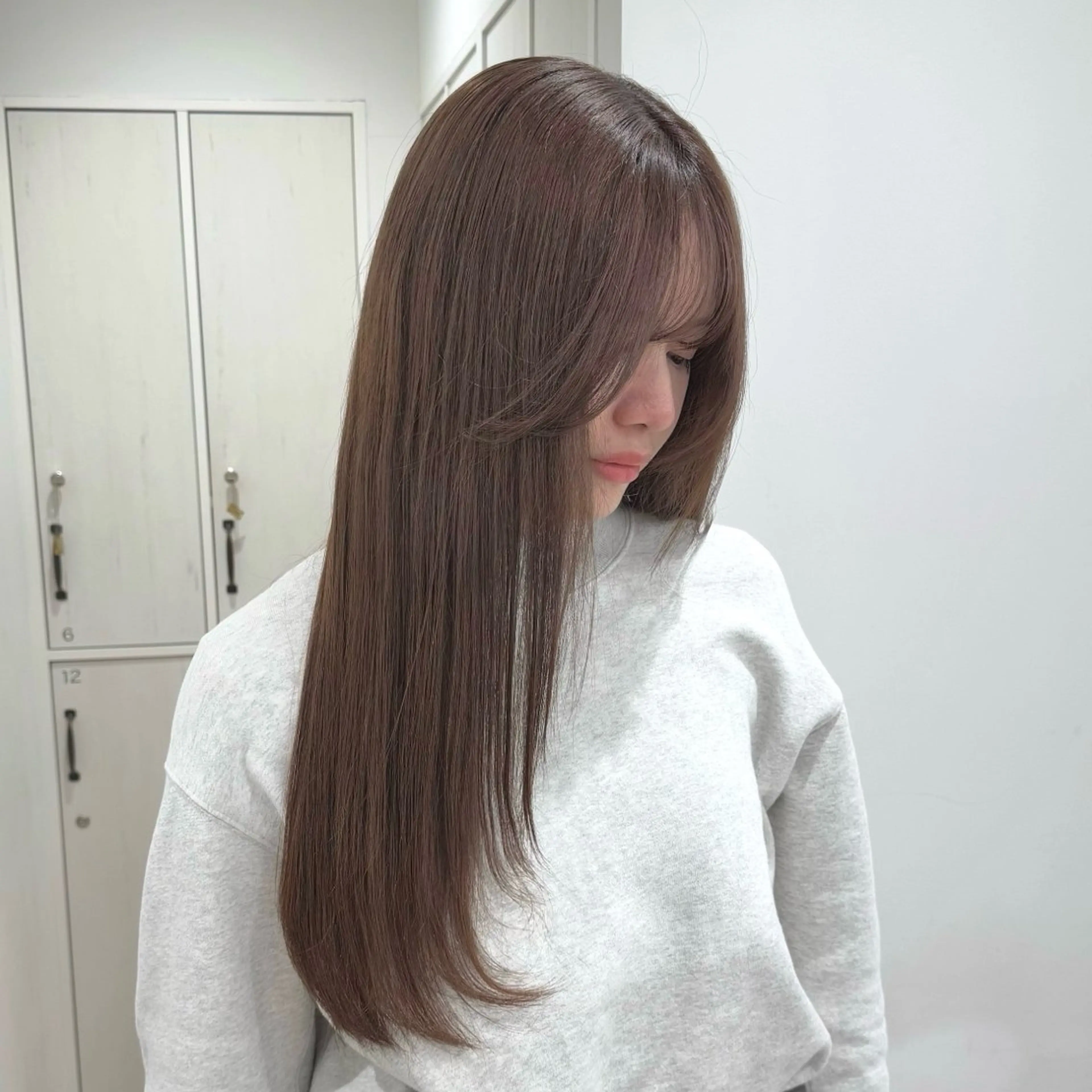 ᐩᕀ💡透明感up💡ᐩᕀ ブリーチなしWカラー + marbbの写真