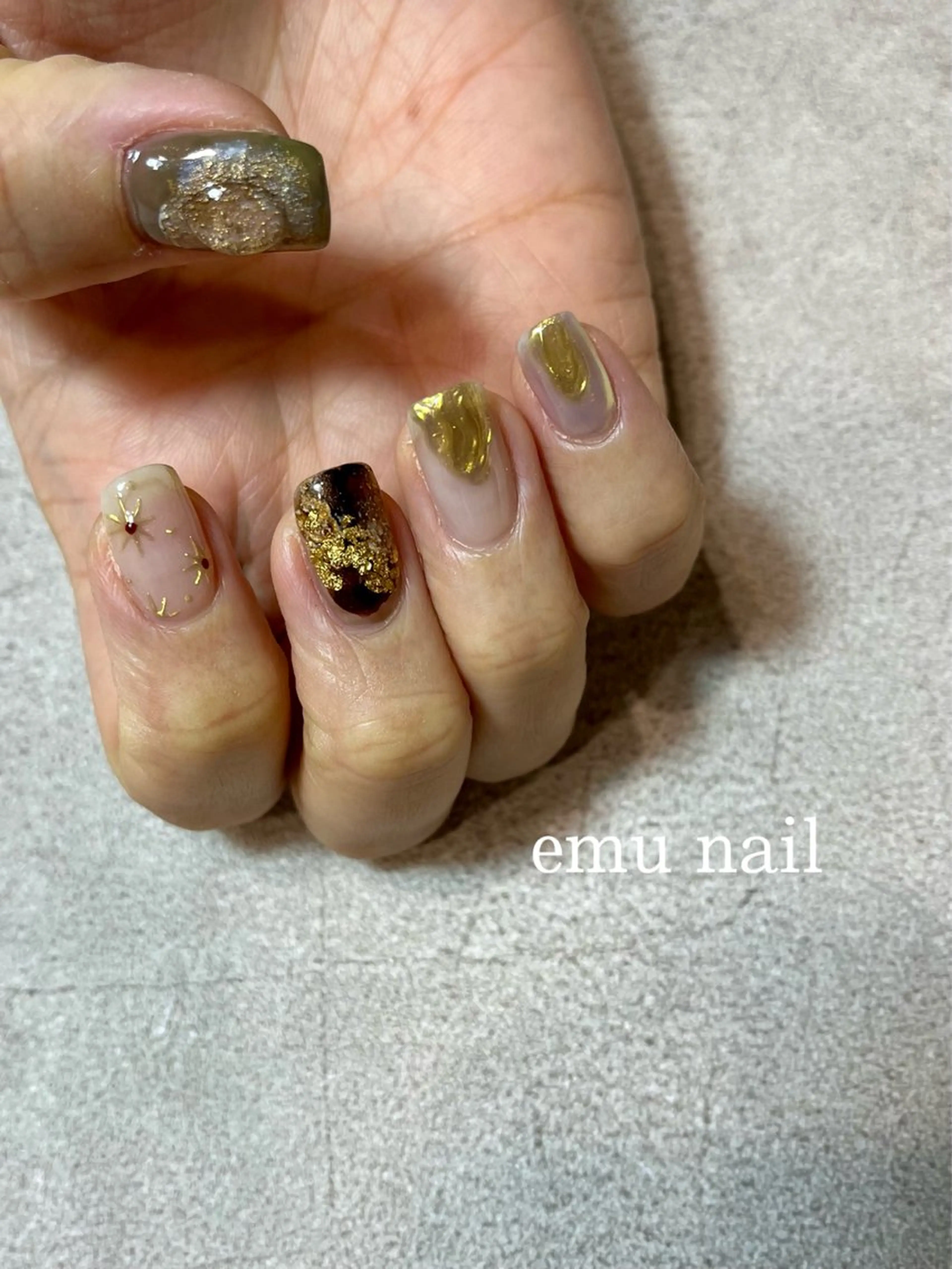 ネイル emu nail yuのネイルデザイン