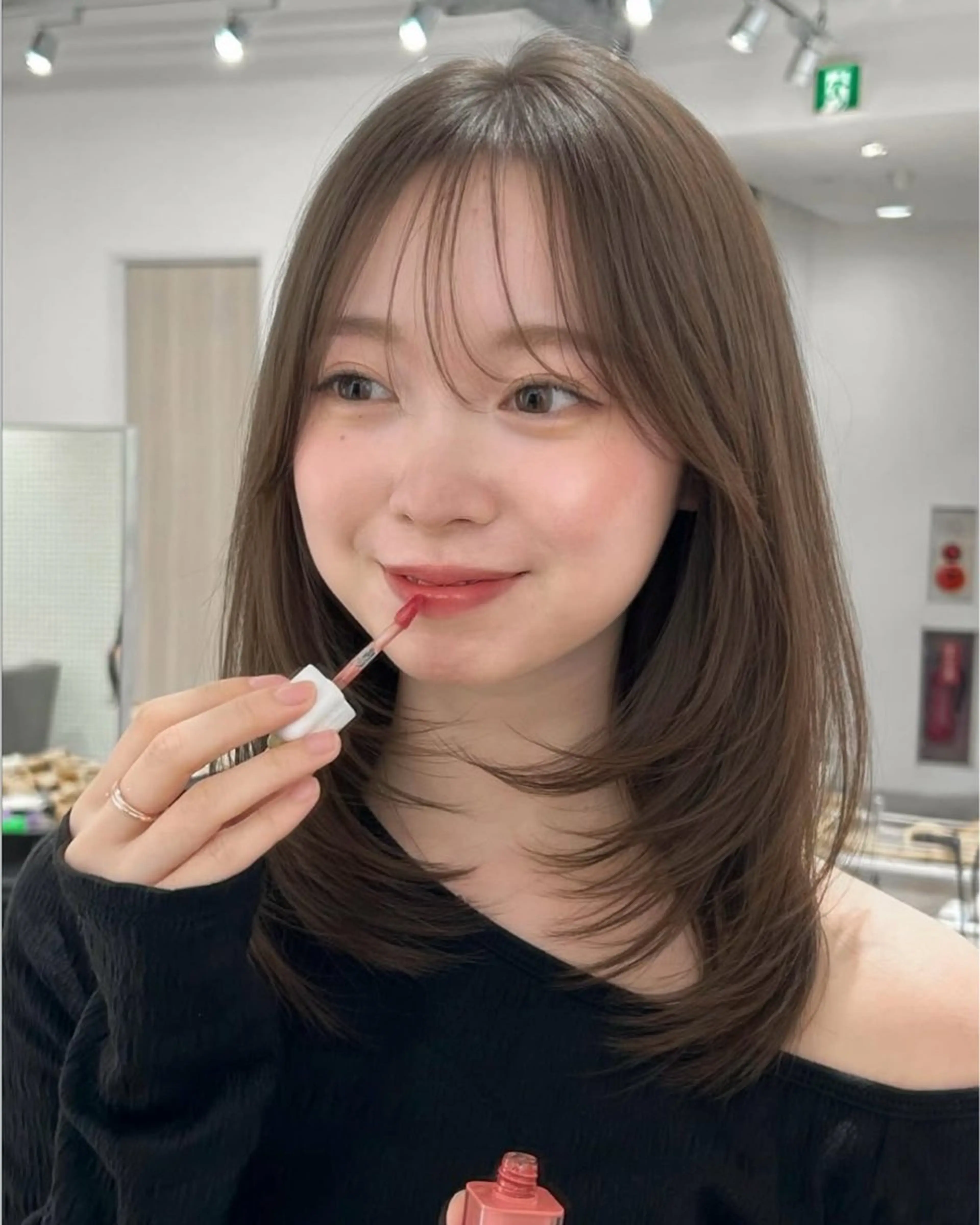 ミディアム ヘアカラー トリートメント Unami  / RIZUMUのヘアスタイル