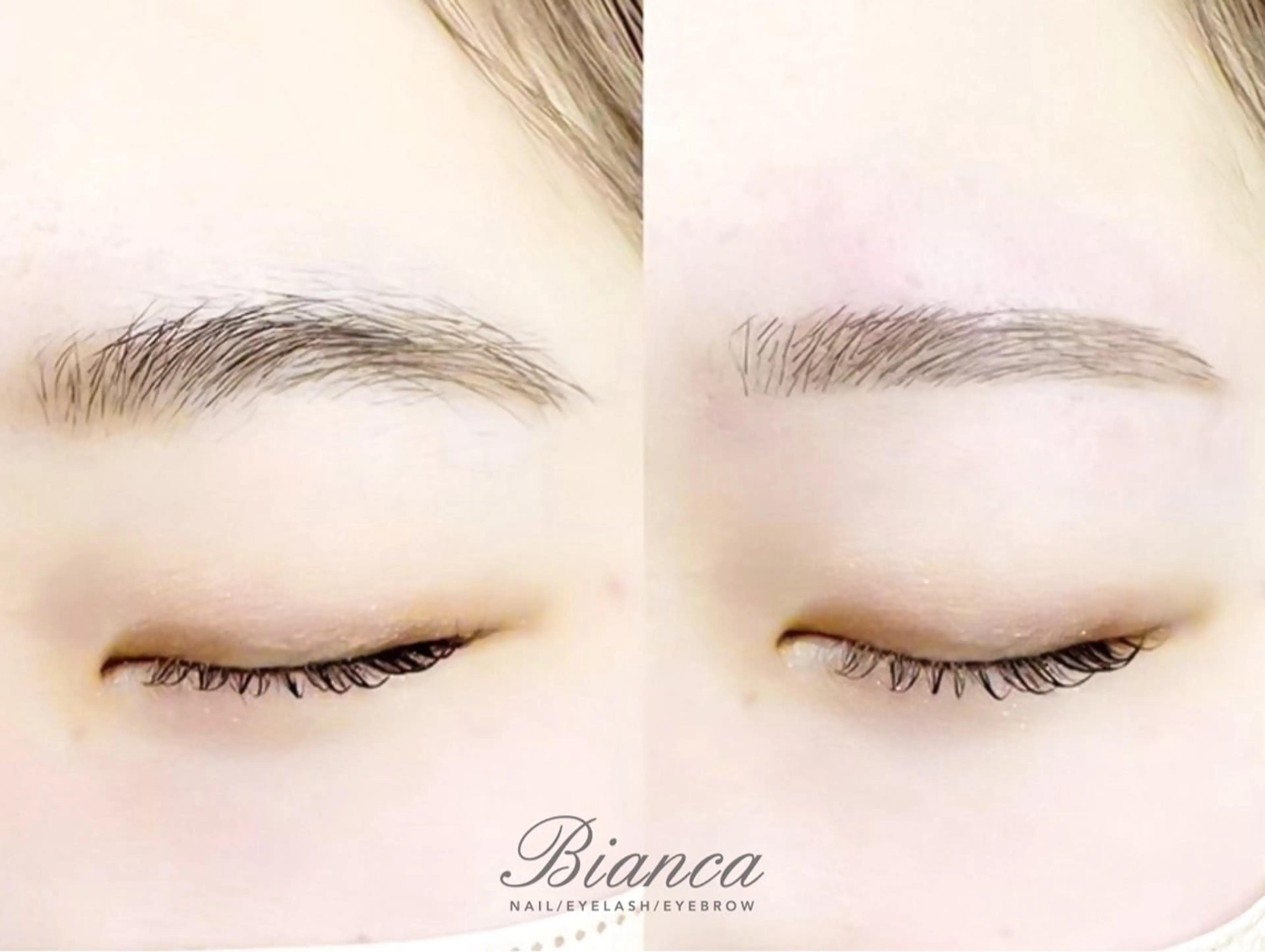 アイブロウ ワックス脱毛 Bianca溝の口 INOMATAのマツエク・マツパデザイン