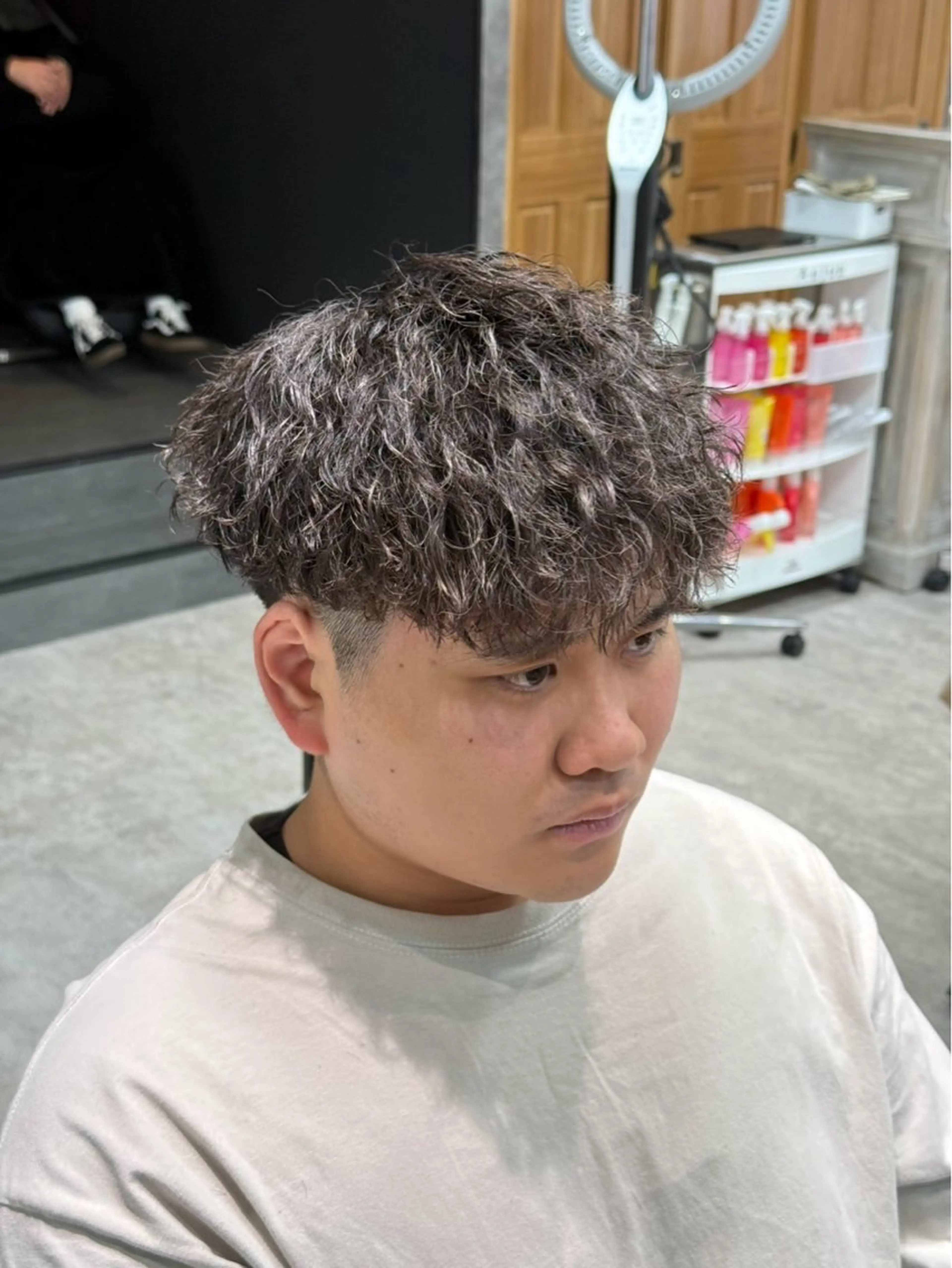 【メンズ限定‼️】カット+スパイラルパーマ🌀束感×立体感で最強バランス🔥の写真