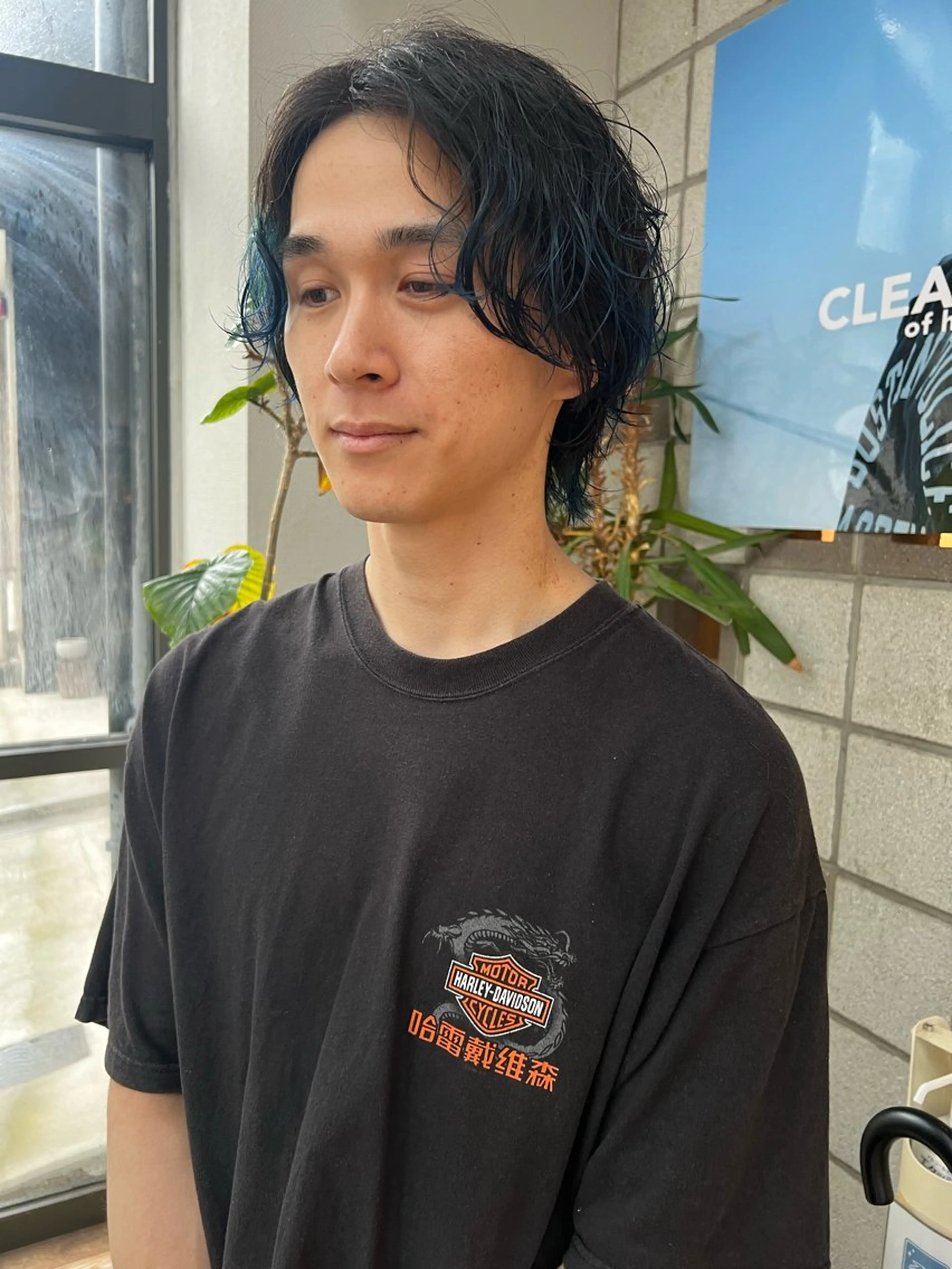 ミディアム メンズ カット ヘアカラー トリートメント 松本 夏海のヘアスタイル