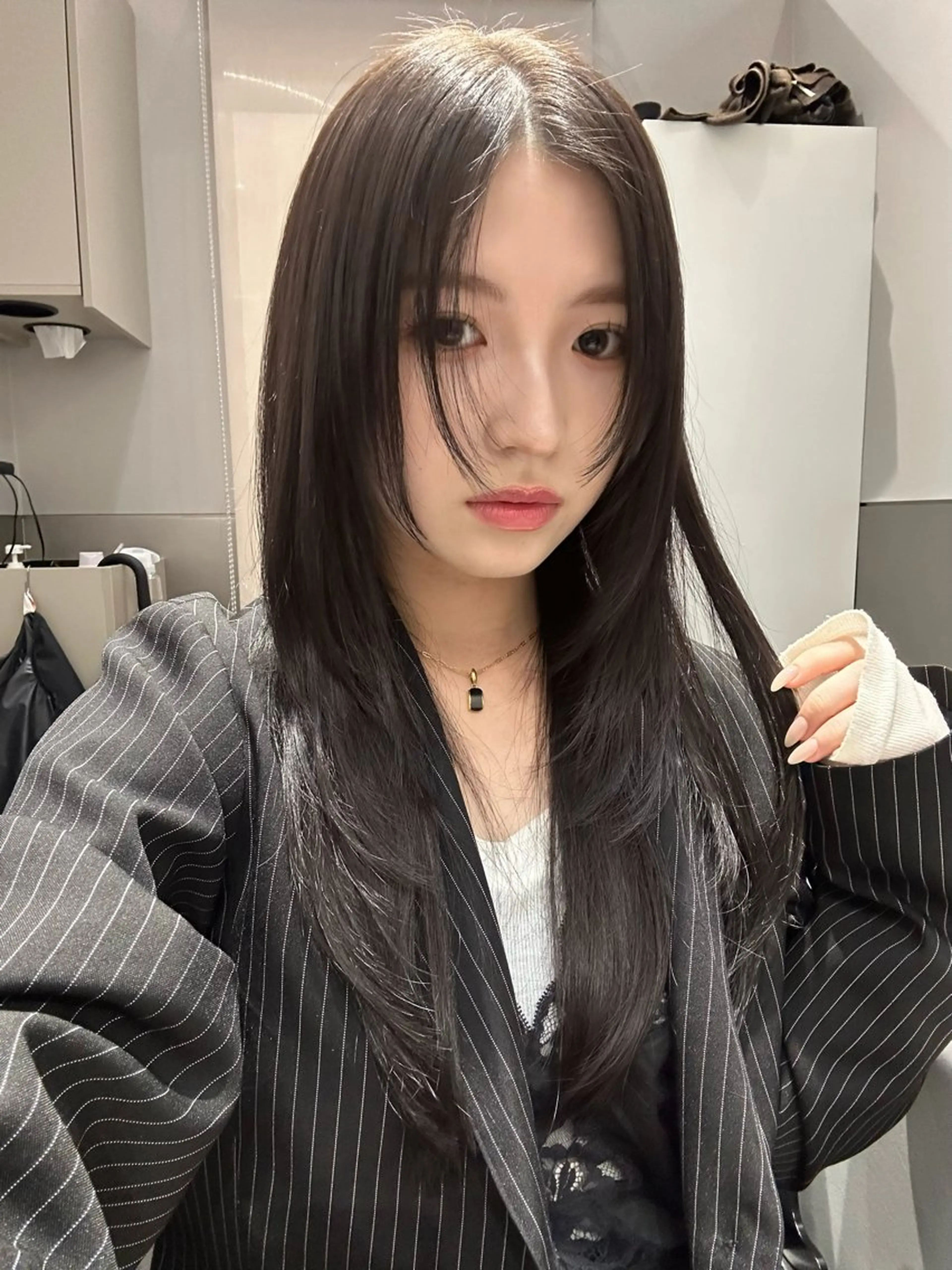 ロング カラー カット ヘアカラー トリートメント SALOWIN表参道　arist店所属・柔らか透け感カラー 🌿ムロヤリョウスケのヘアスタイル