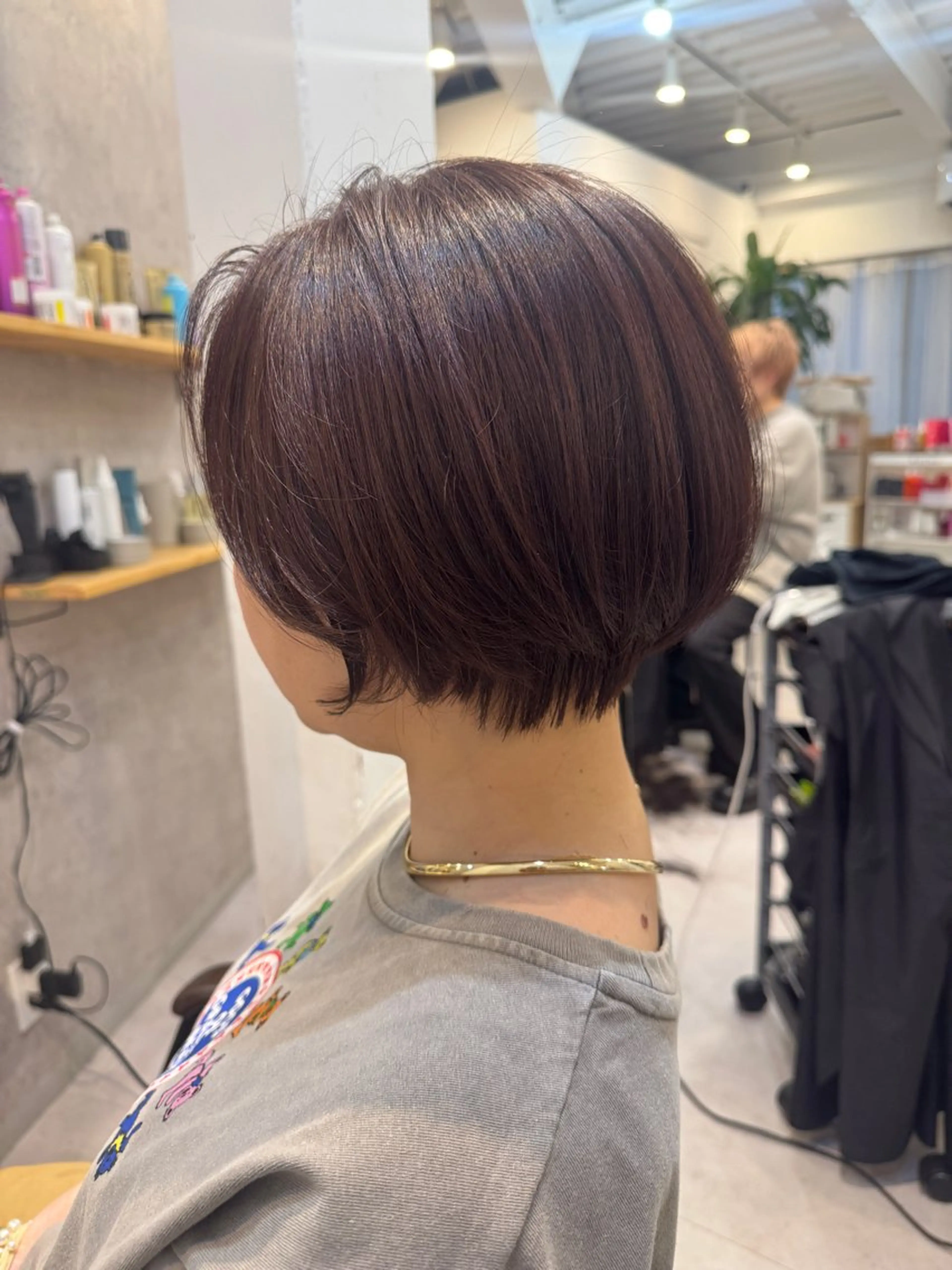 ショート カラー ショートボブ ボブ ショートヘア トリートメント Dxxxx III所属・女性目線の大人 メンズ*Ayakaのヘアスタイル