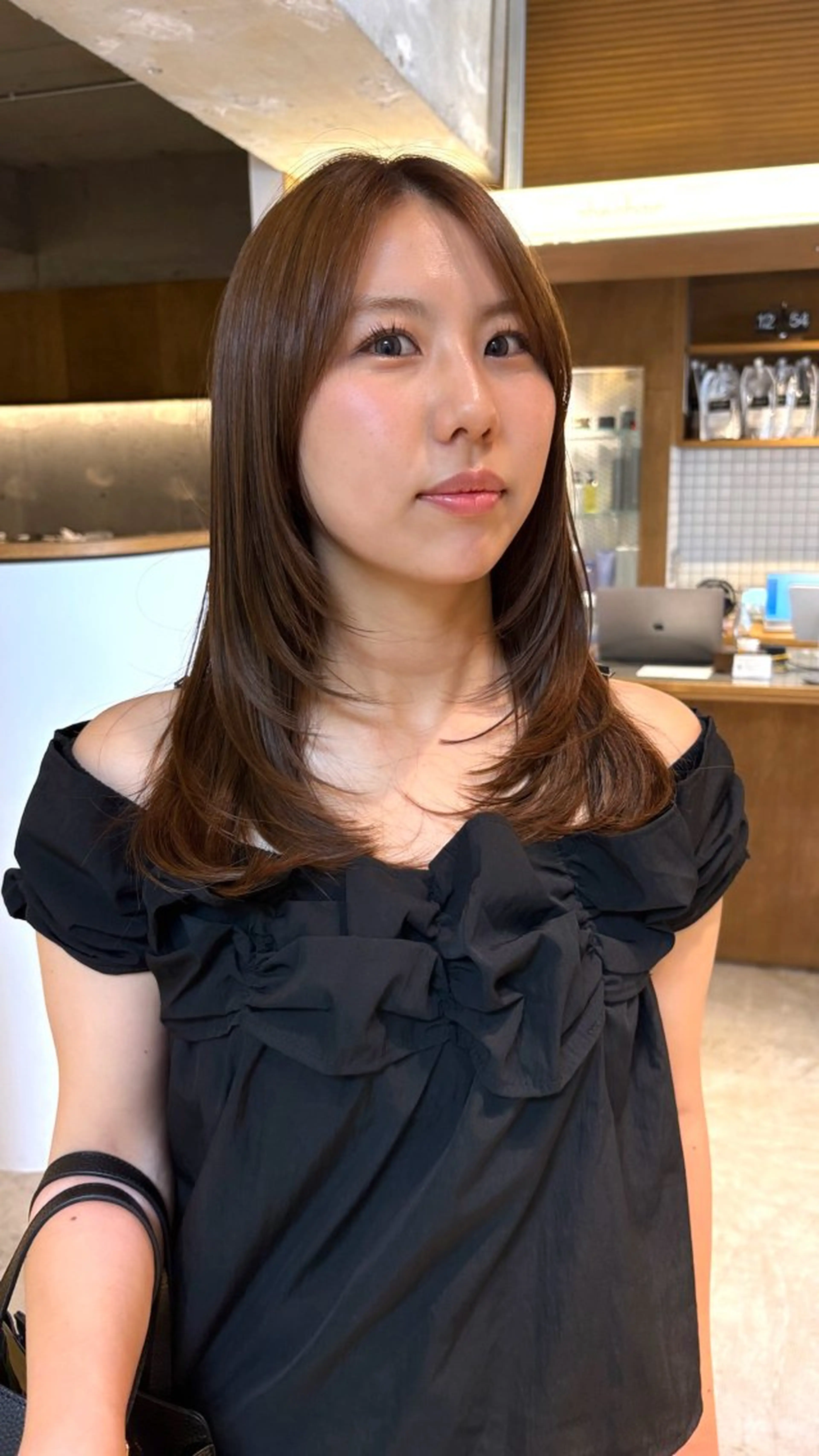 セミロング カット トリートメント 名駅/大人可愛い /艶髪/流音のヘアスタイル