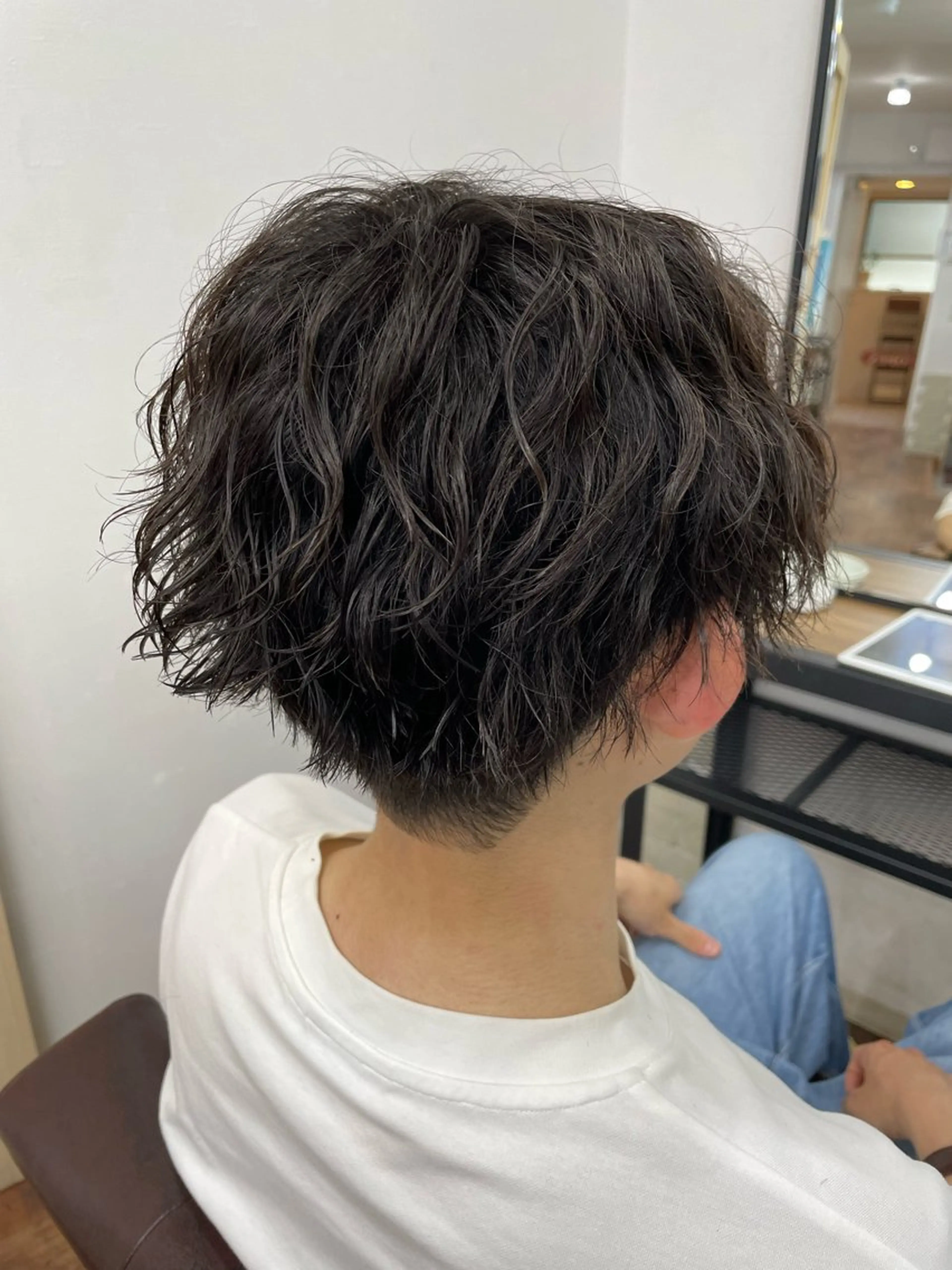 パーマ メンズ センターパート メンズパーマ Ritsuki メンズ特化😎のヘアスタイル