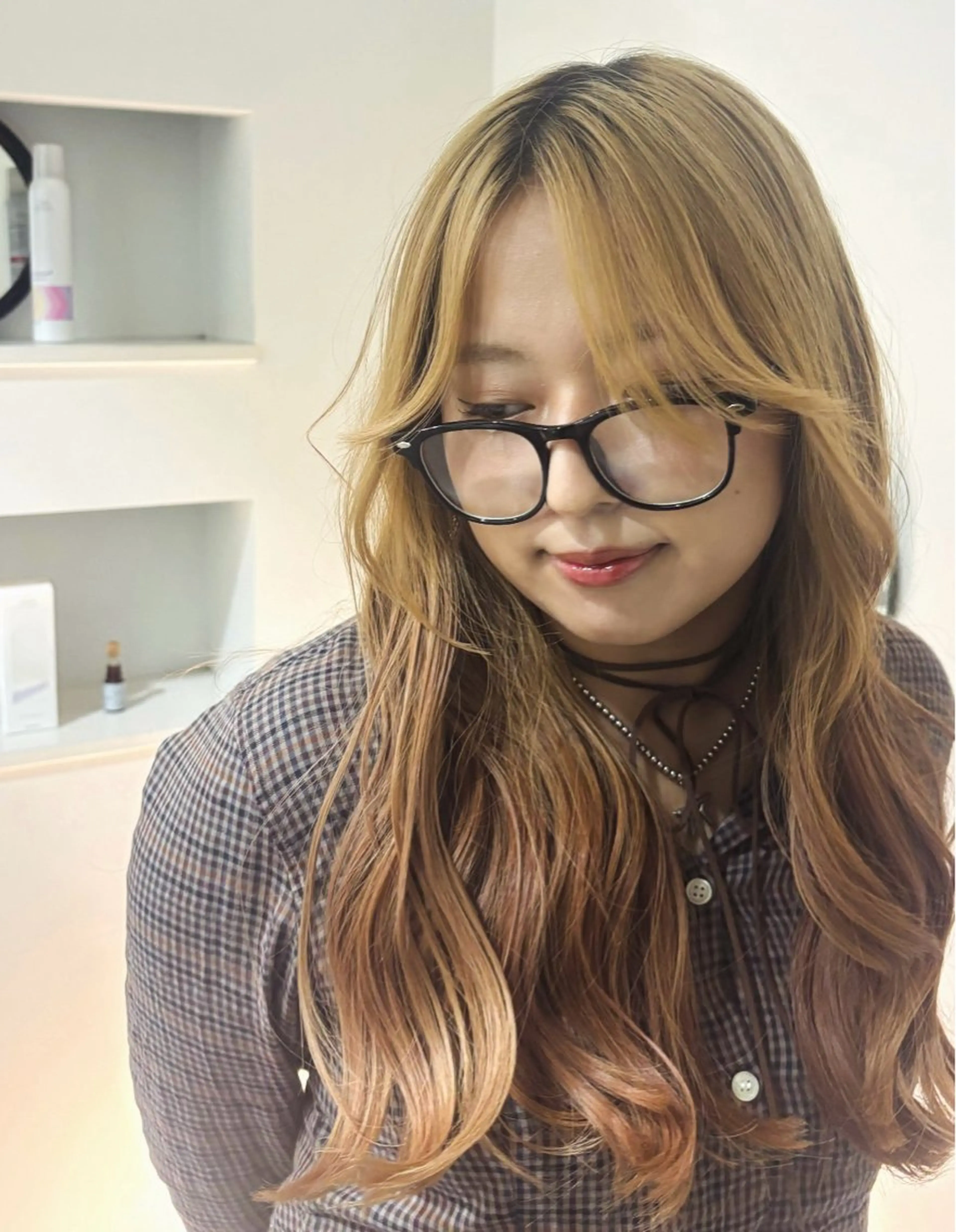 🌼レディースカット/ロングレイヤーや毛先5センチ以上のメンテなどの写真