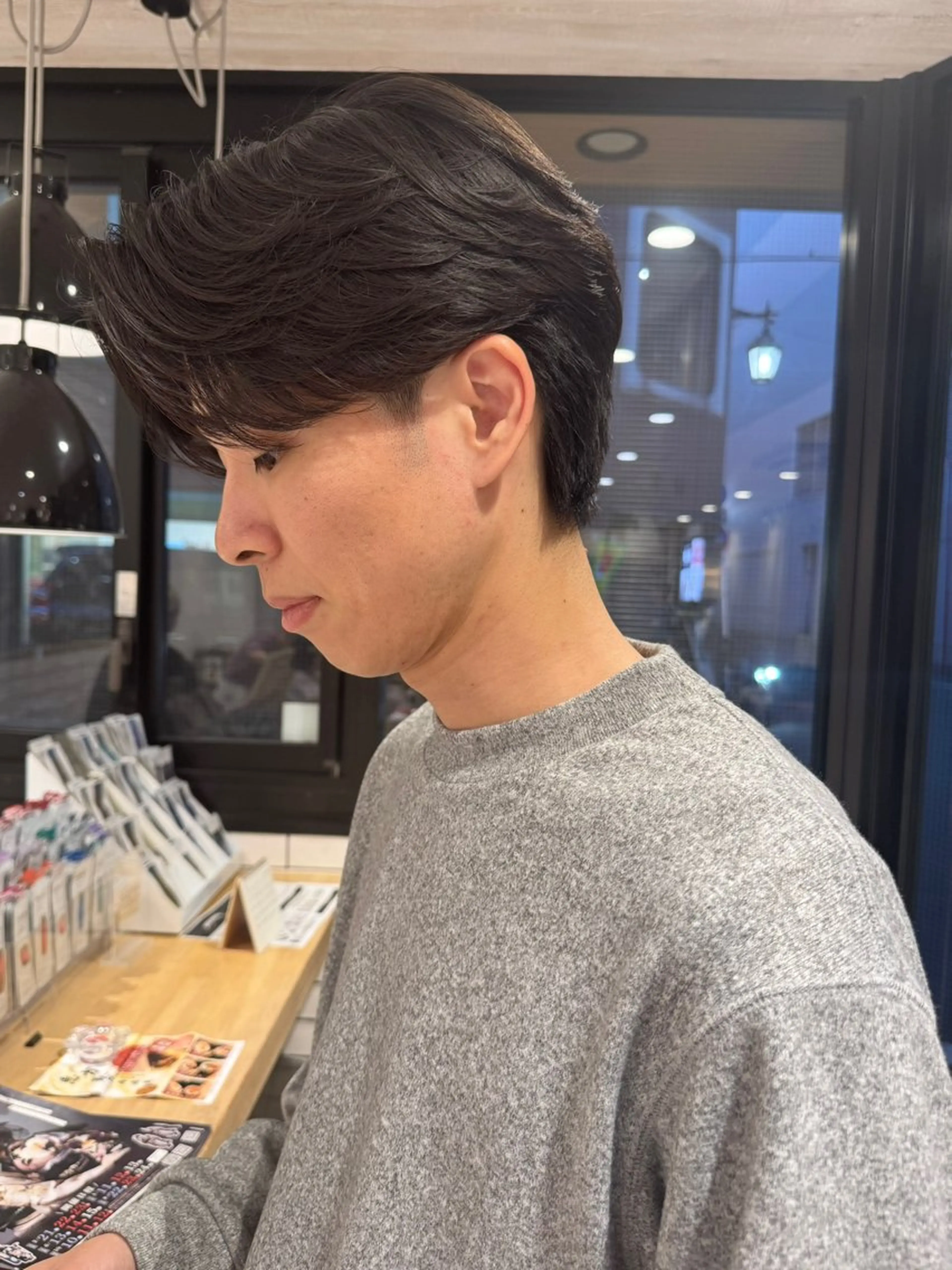 ショート パーマ メンズ カット パーマ フェザー/ニュアンス パーマ/ryutoのヘアスタイル