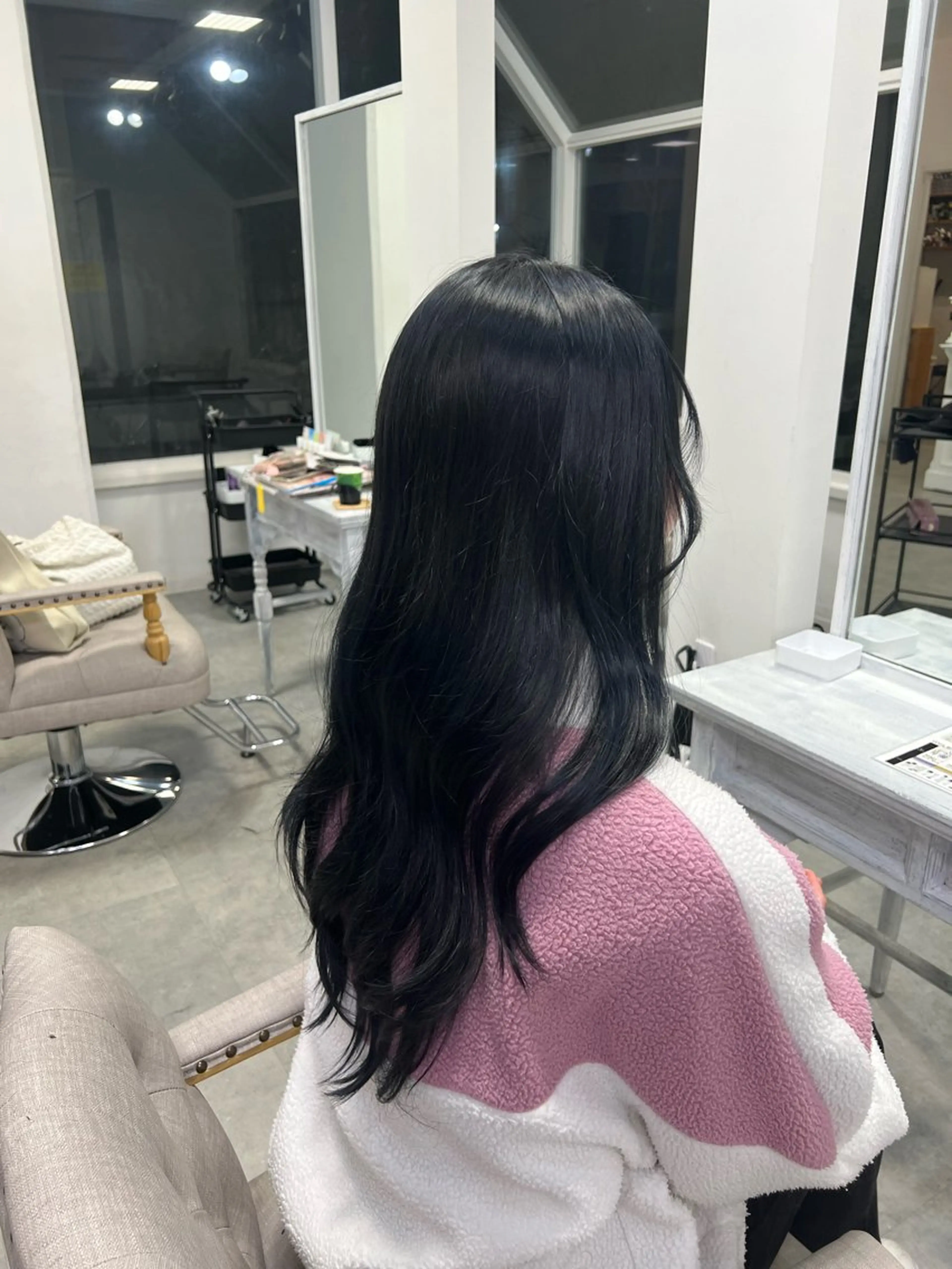 ロング カラー 黒髪 TIGRE  kagoshima所属・鹿児島レイヤー/ 韓国ヘア/みつはのヘアスタイル