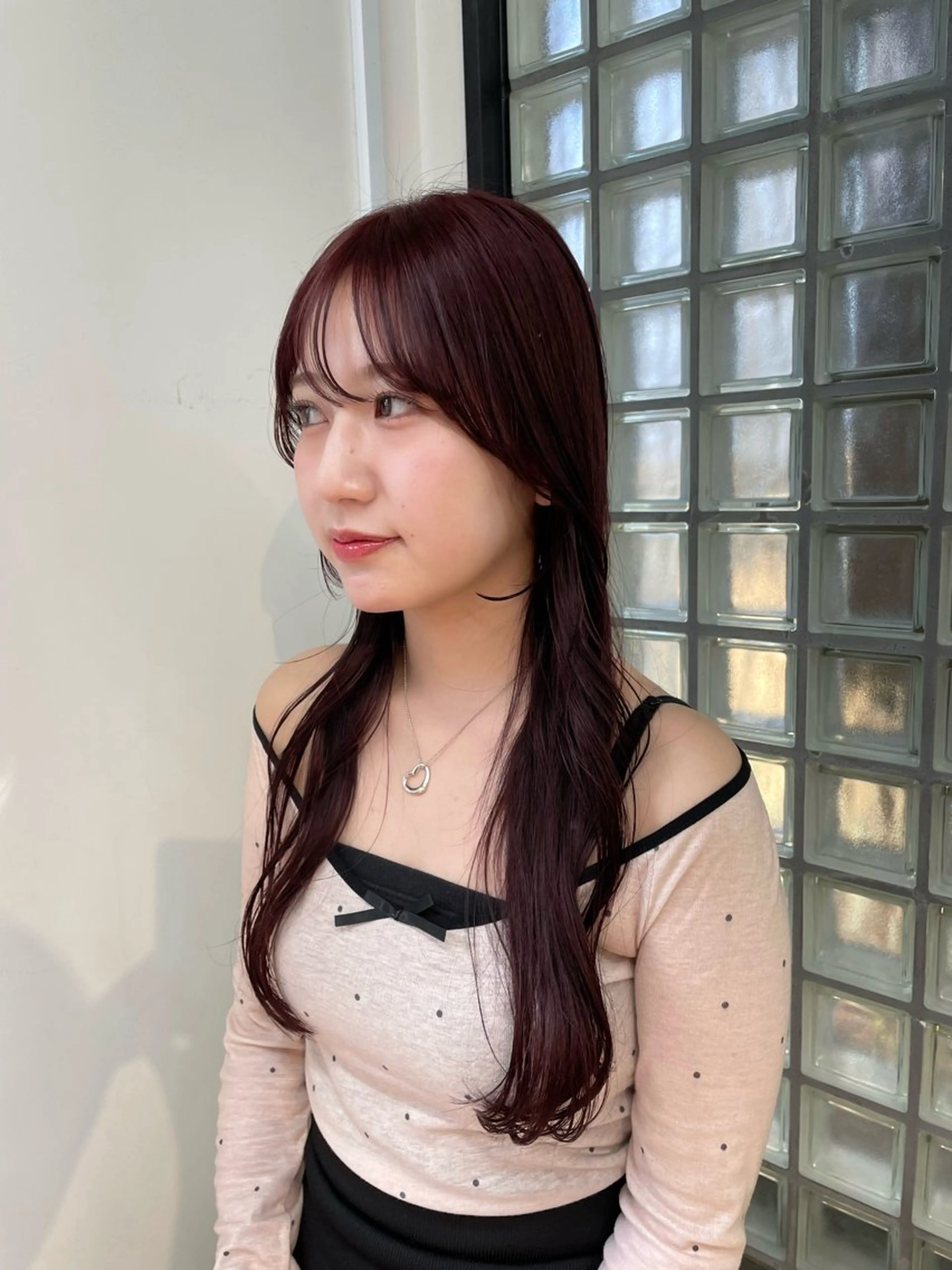 ロング カット ヘアカラー トリートメント 🍑暖色／レイヤー／ 真希🎀のヘアスタイル