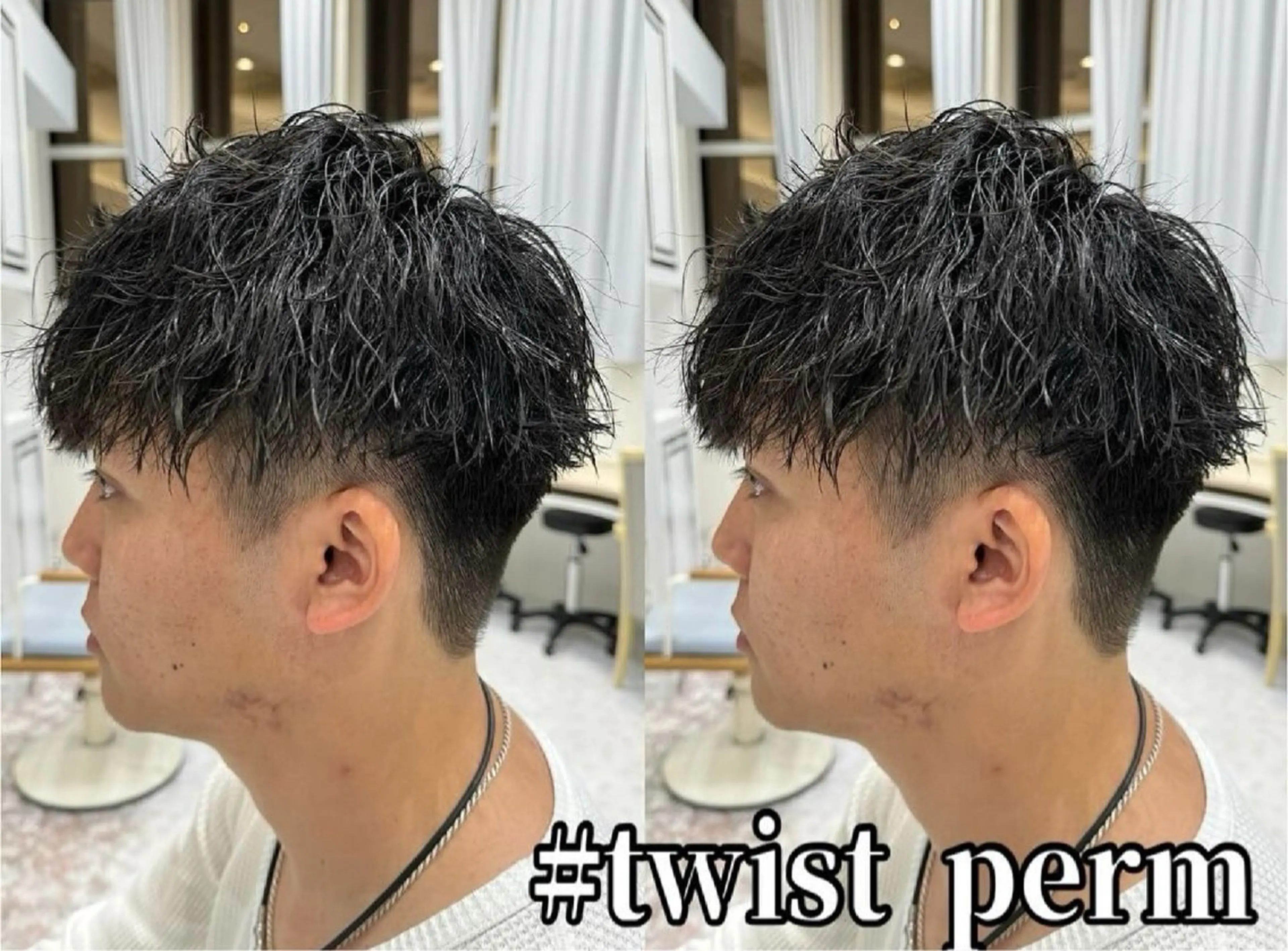 ショート パーマ 飯田美弥/メンズ /メンズパーマのヘアスタイル