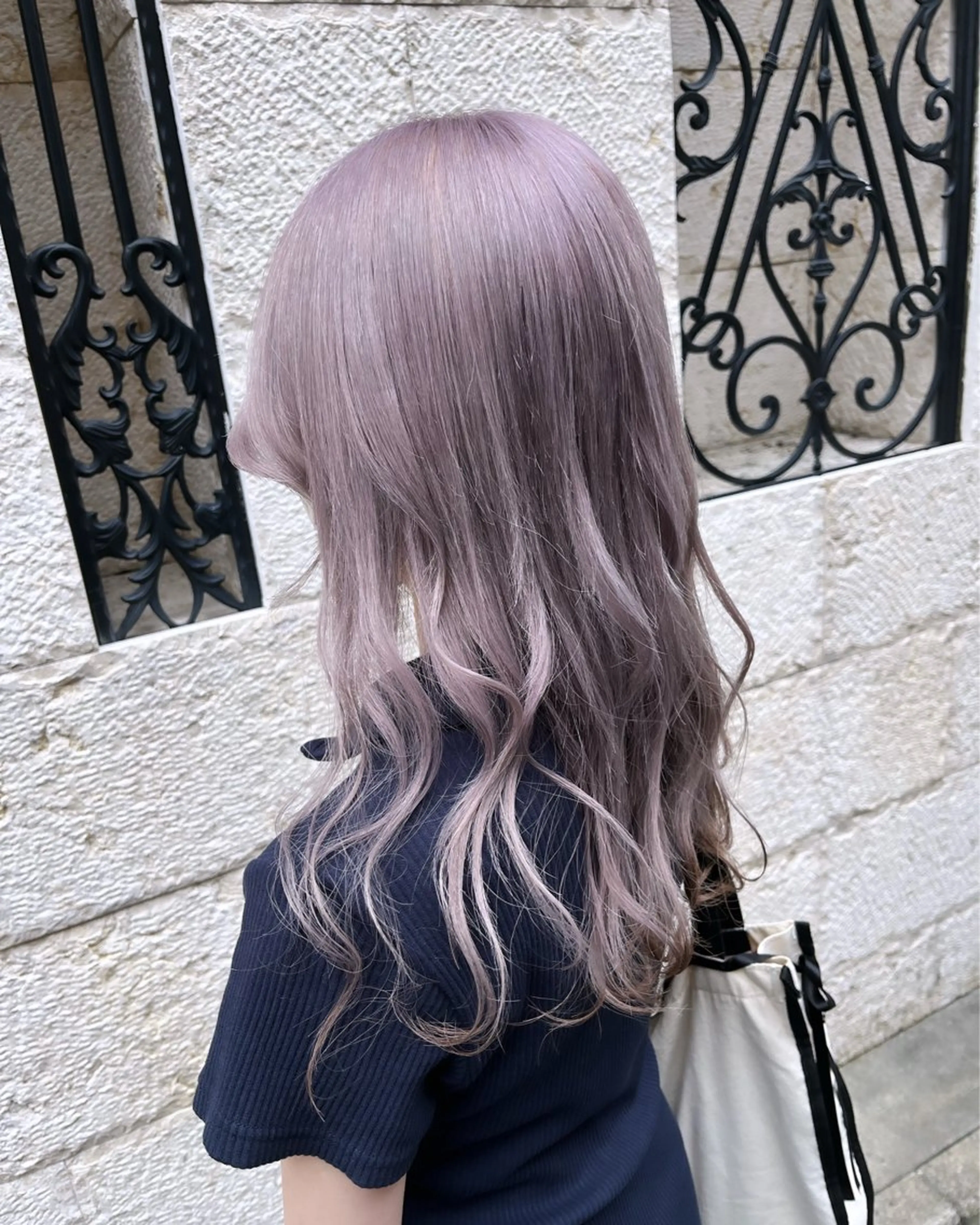 セミロング カラー ＊ブリーチカラー＊ 🫧M🫧のヘアスタイル