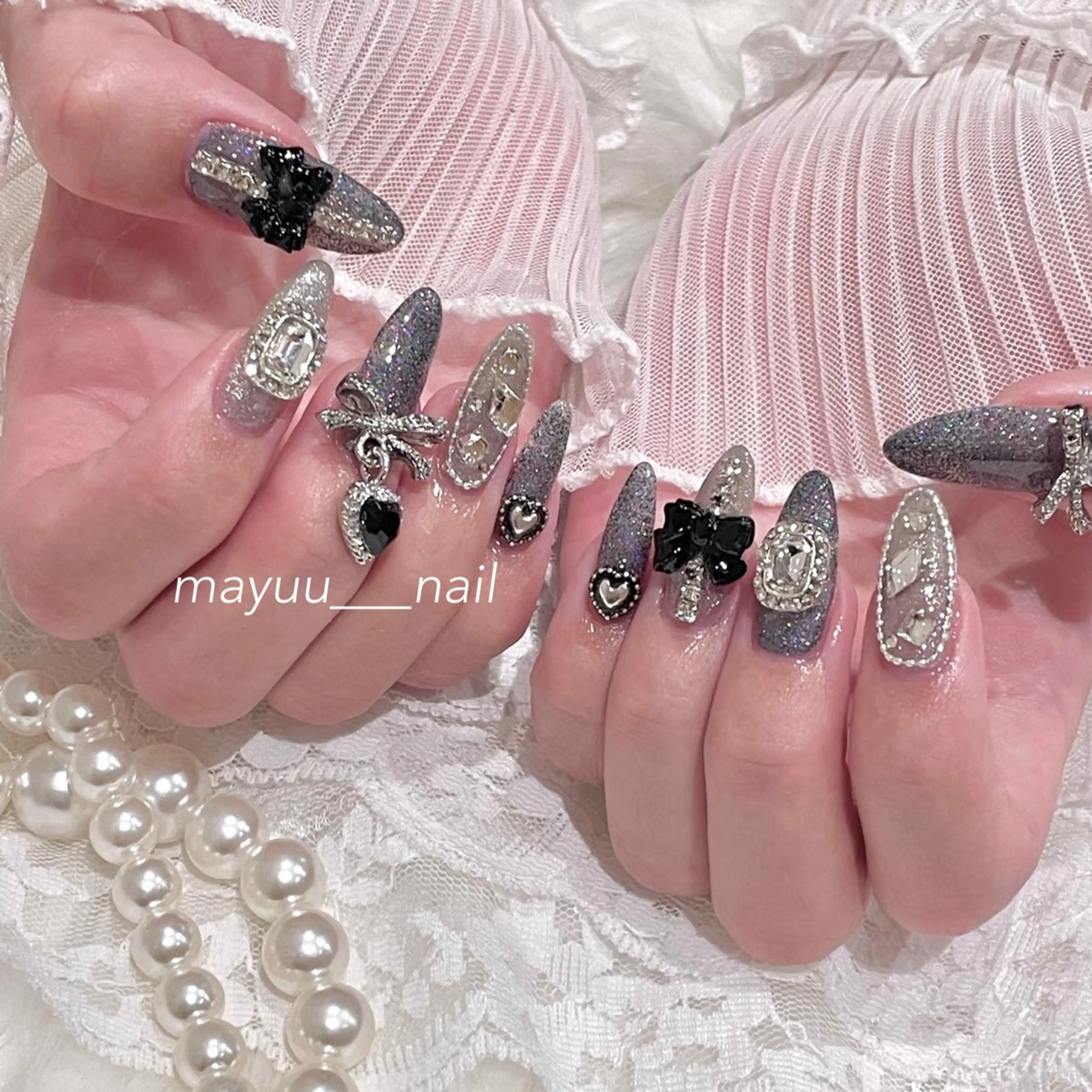 ネイル 🎀 Mayu 🎀痛ネイルのネイルデザイン