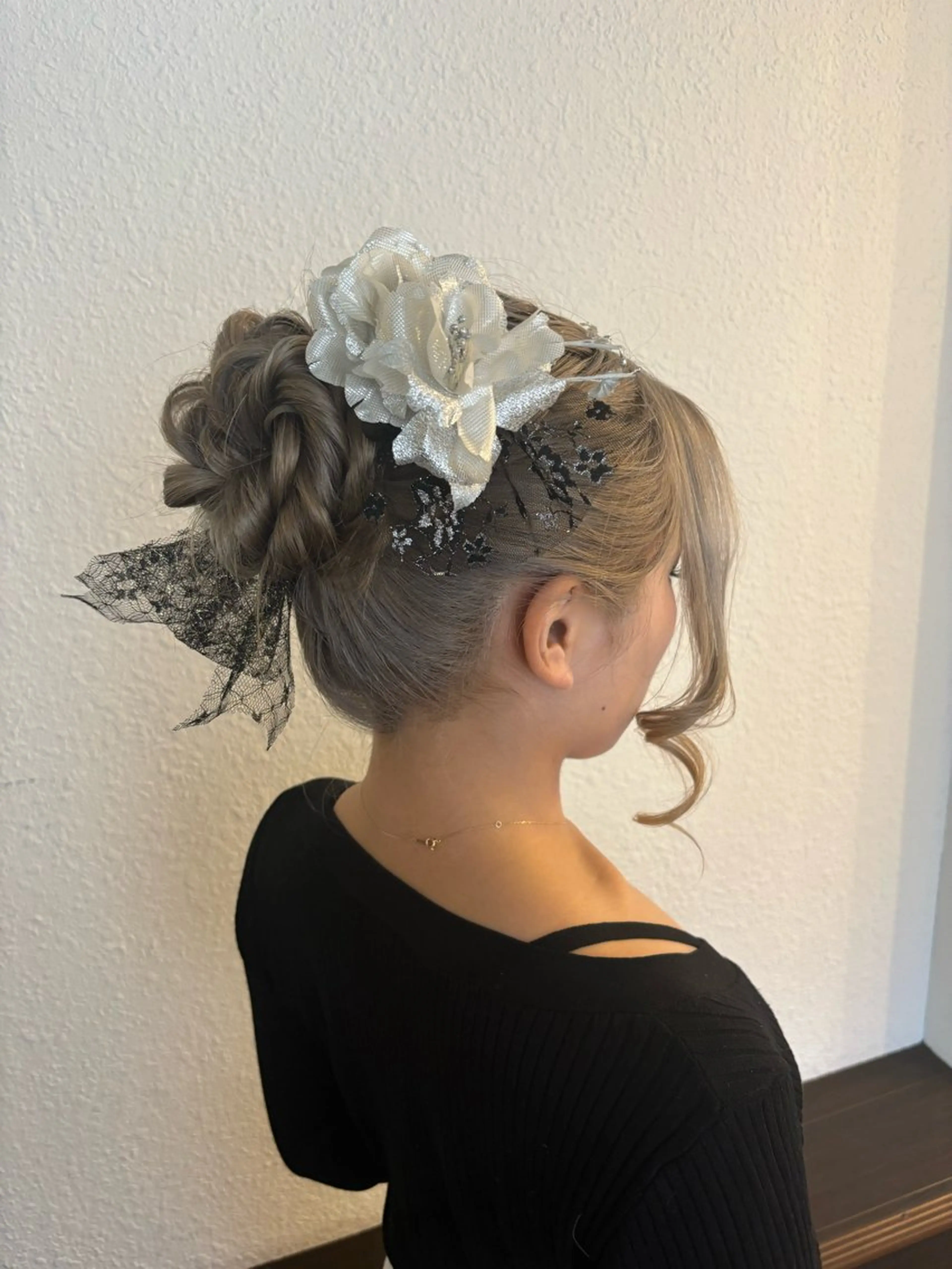 ロング カラー ヘアアレンジ 🍒ᩚ名駅/艶髪 縮毛矯正/あゆ🍒ᩚのヘアスタイル