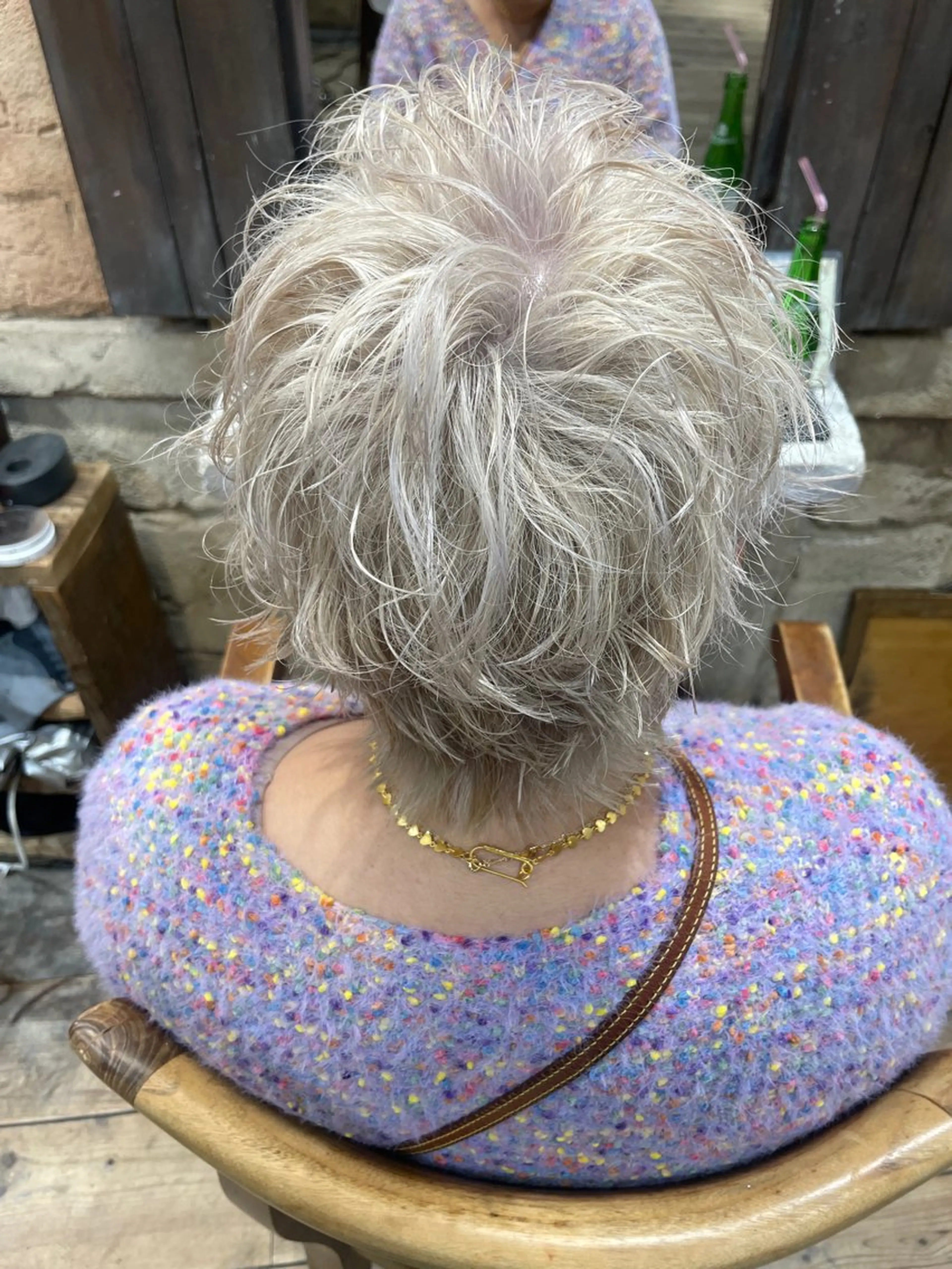 ショート カラー ハイトーンカラー カット ヘアカラー 抜け感🦖似合わせ カット/izumiのヘアスタイル