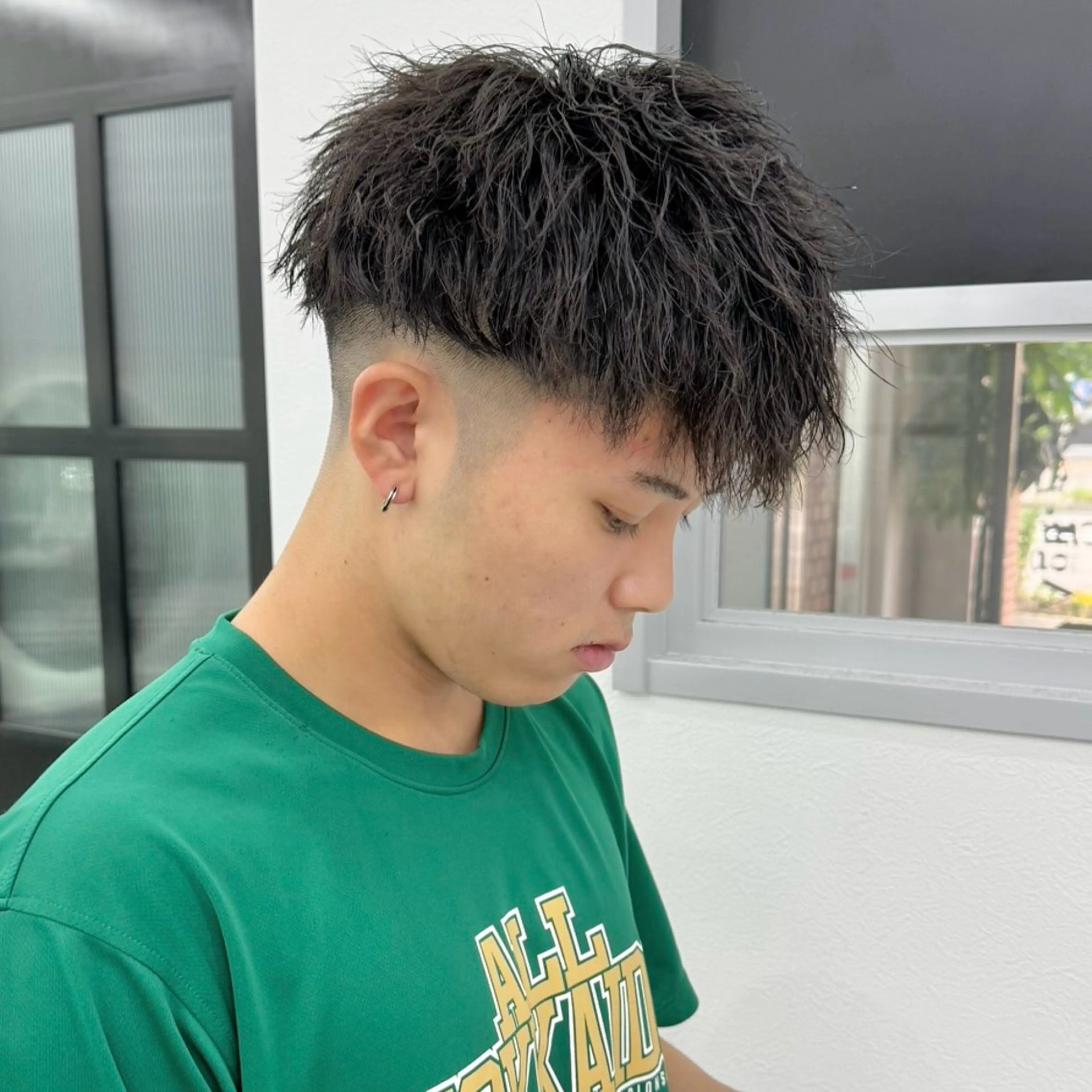 ショート パーマ メンズ カット パーマ トリートメント 🔥札幌No.1🥇 パーマ特化美容師🔥のヘアスタイル