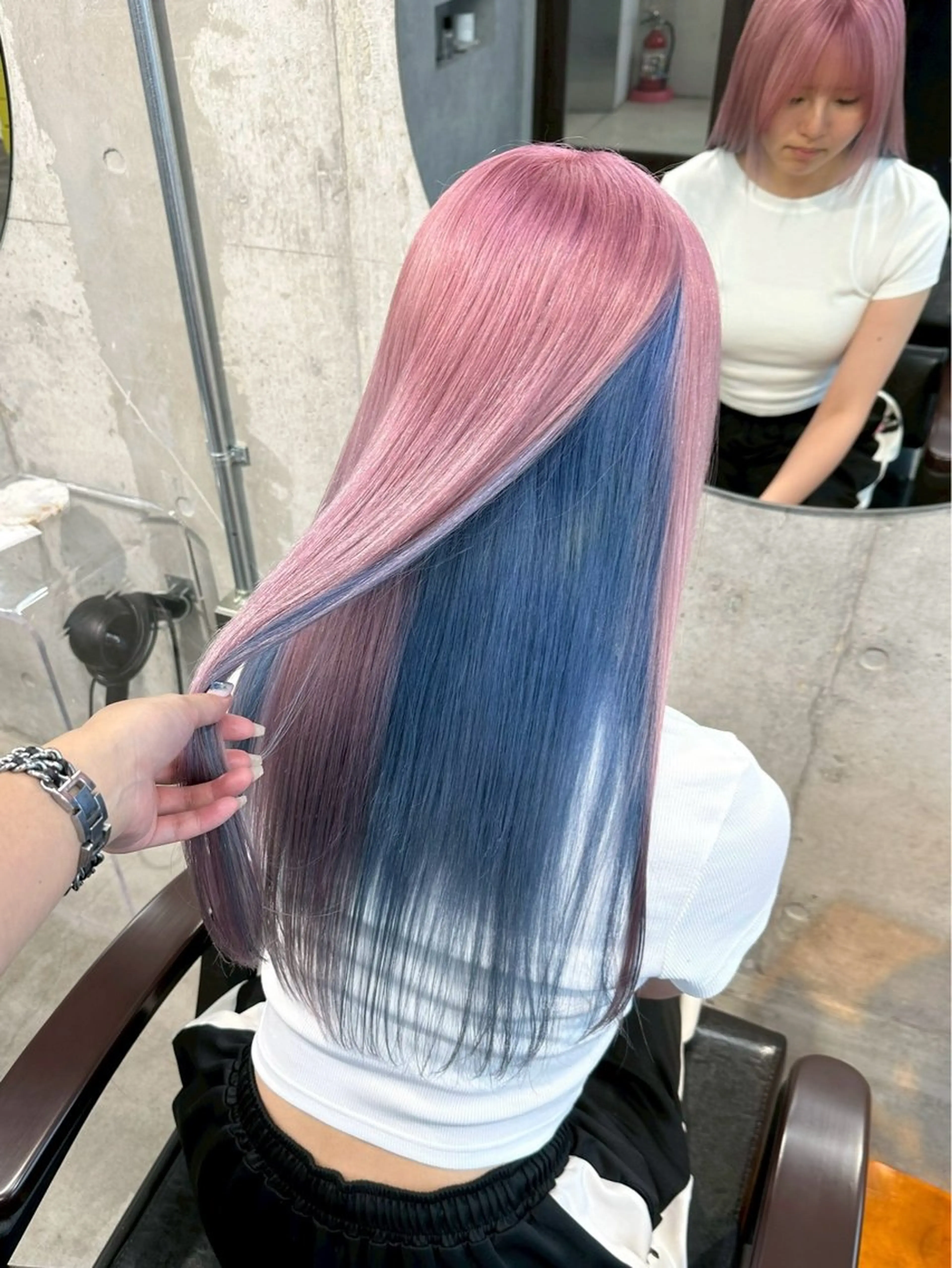 カラー ⭐️ハイトーン⭐️ 💕SAKURA💕のヘアスタイル