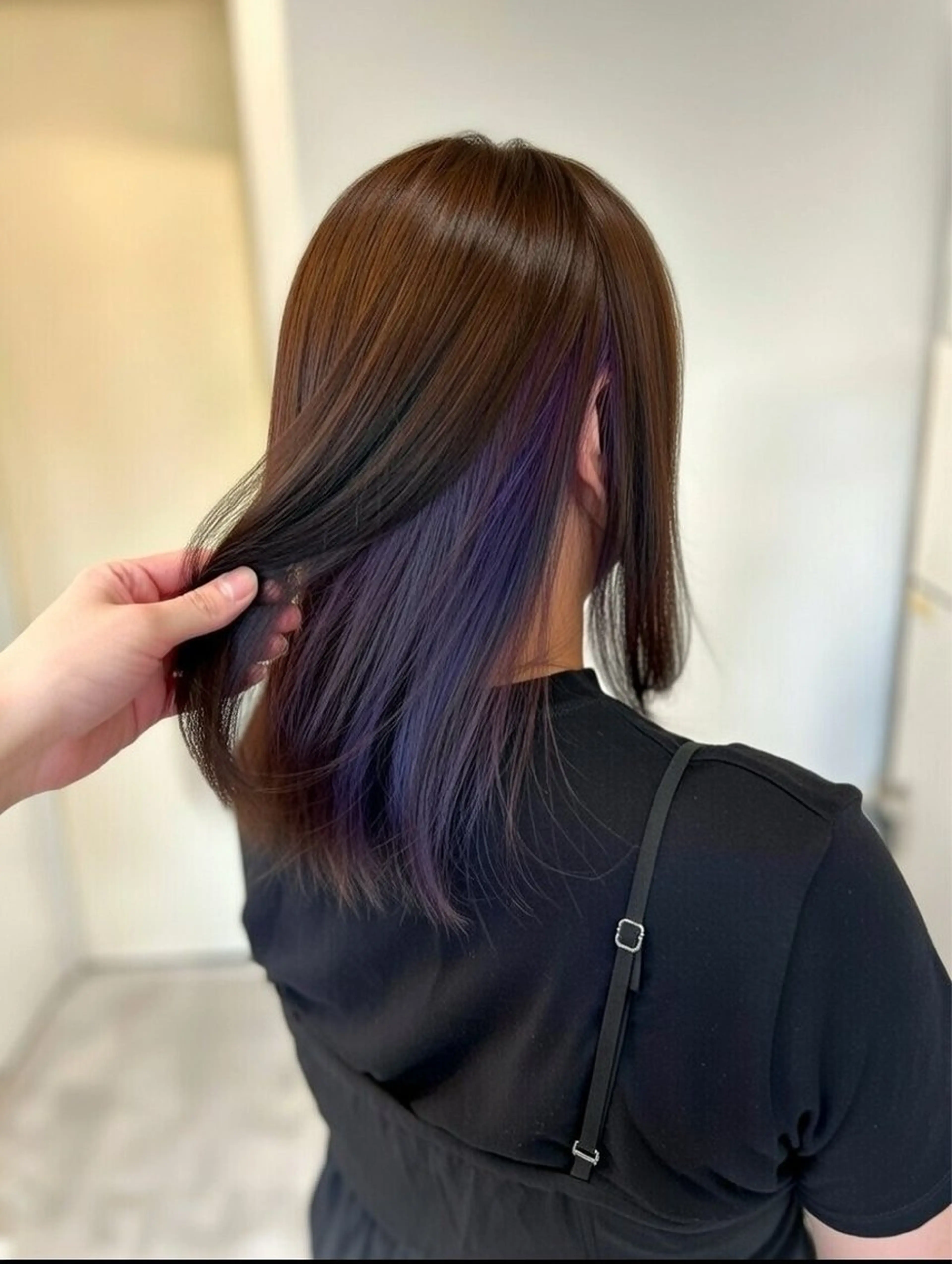 ロング カラー インナー/2次元/ 推しカラー/しゅうとのヘアスタイル