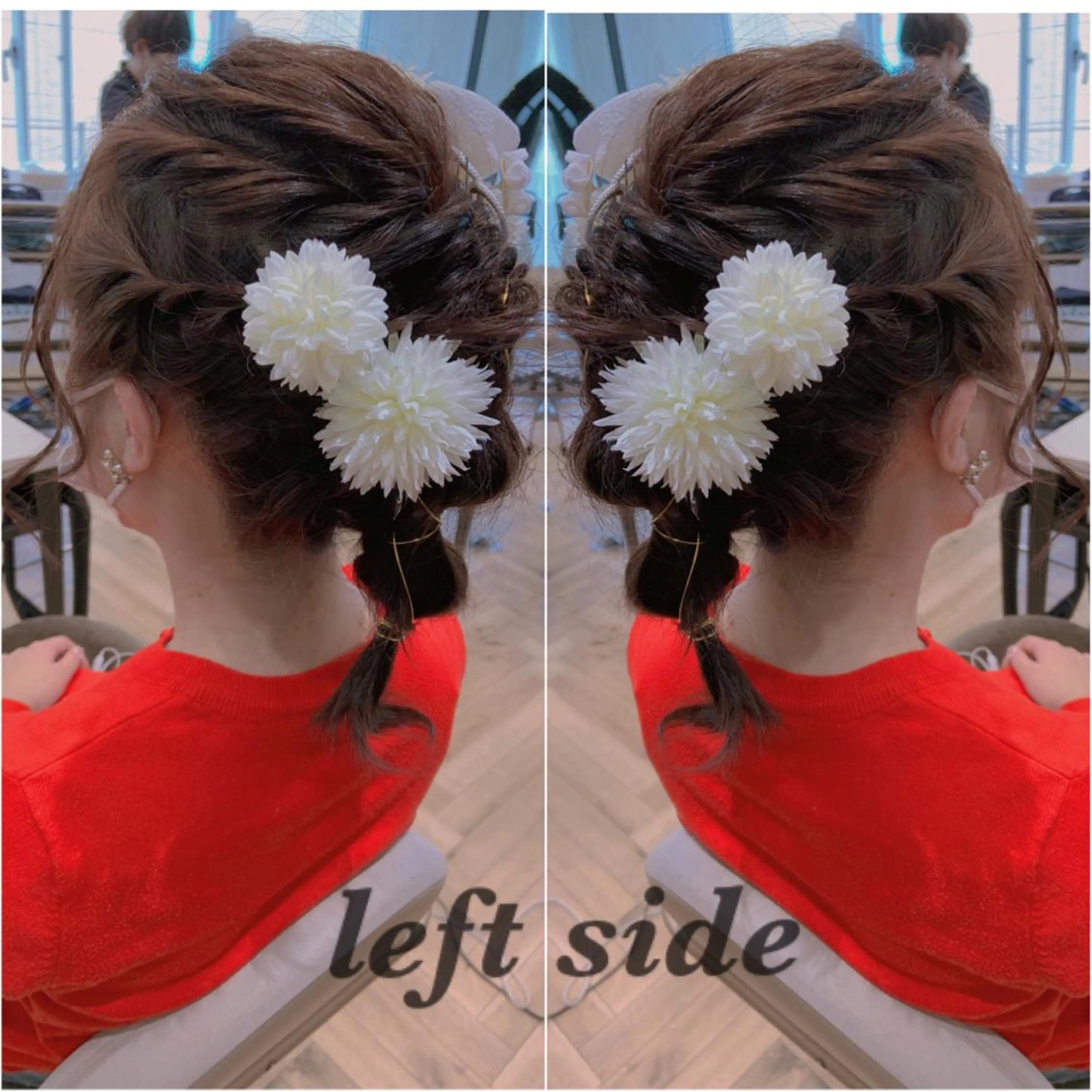 ミディアム ヘアアレンジ ヘアセット rita atelier 【リタ】所属・韓国hair🦋 Nanaのヘアスタイル