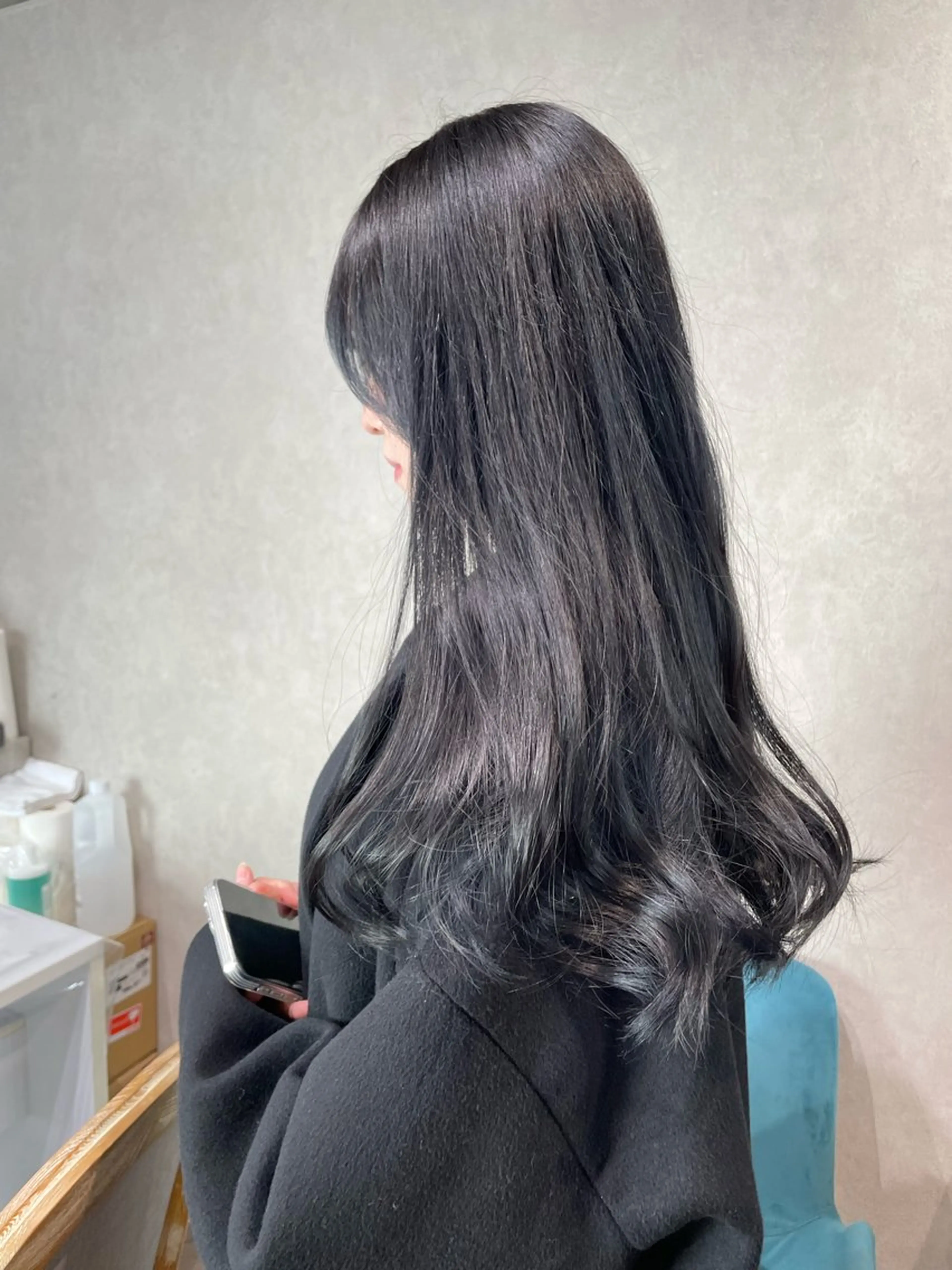 ロング カラー 透明感カラー ヘアカラー ナチュラル透明感🌱 小山美樹子のヘアスタイル
