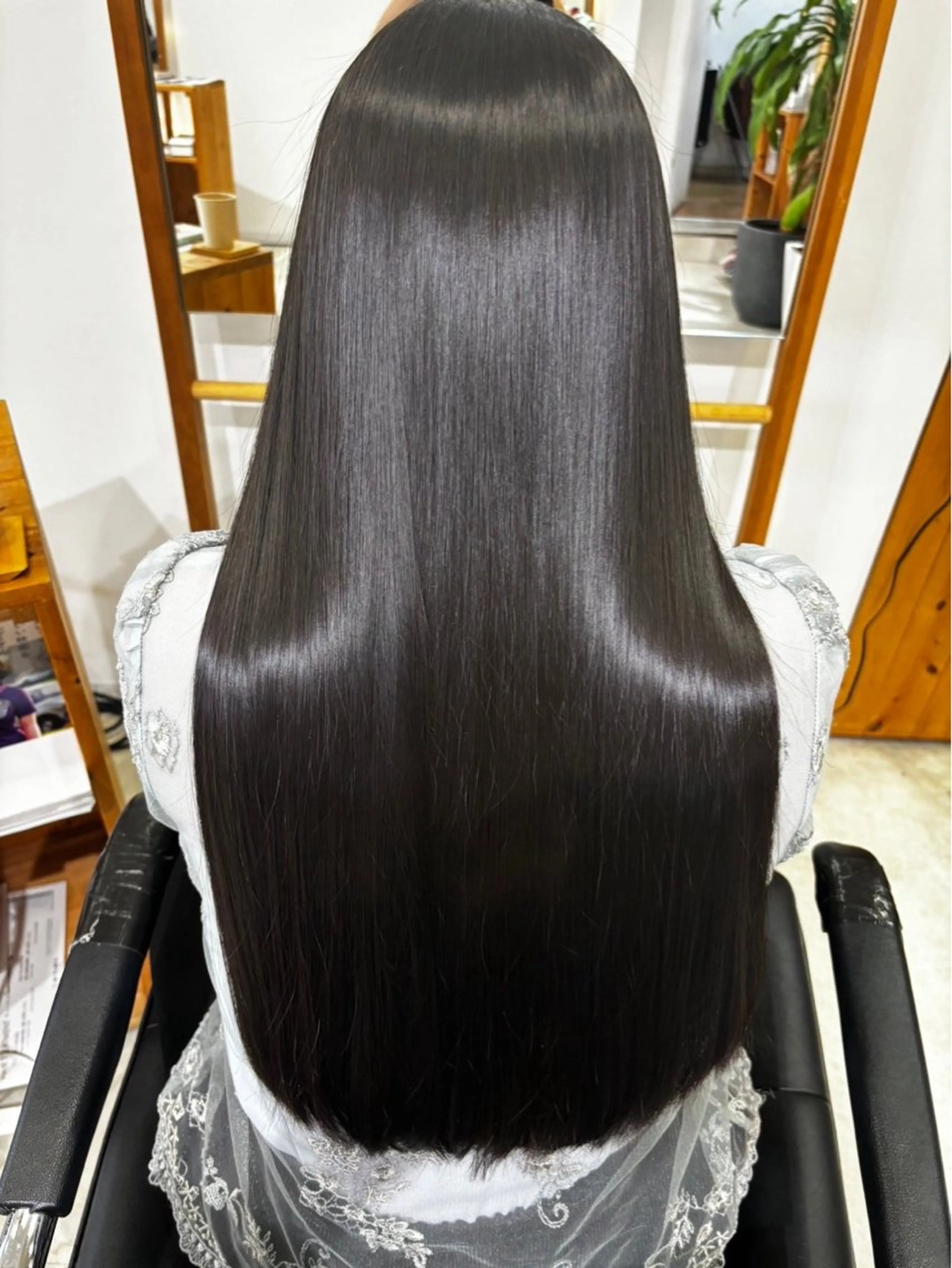 ロング カット ヘアカラー トリートメント 透明感/ ハイライト/竹中涼のヘアスタイル