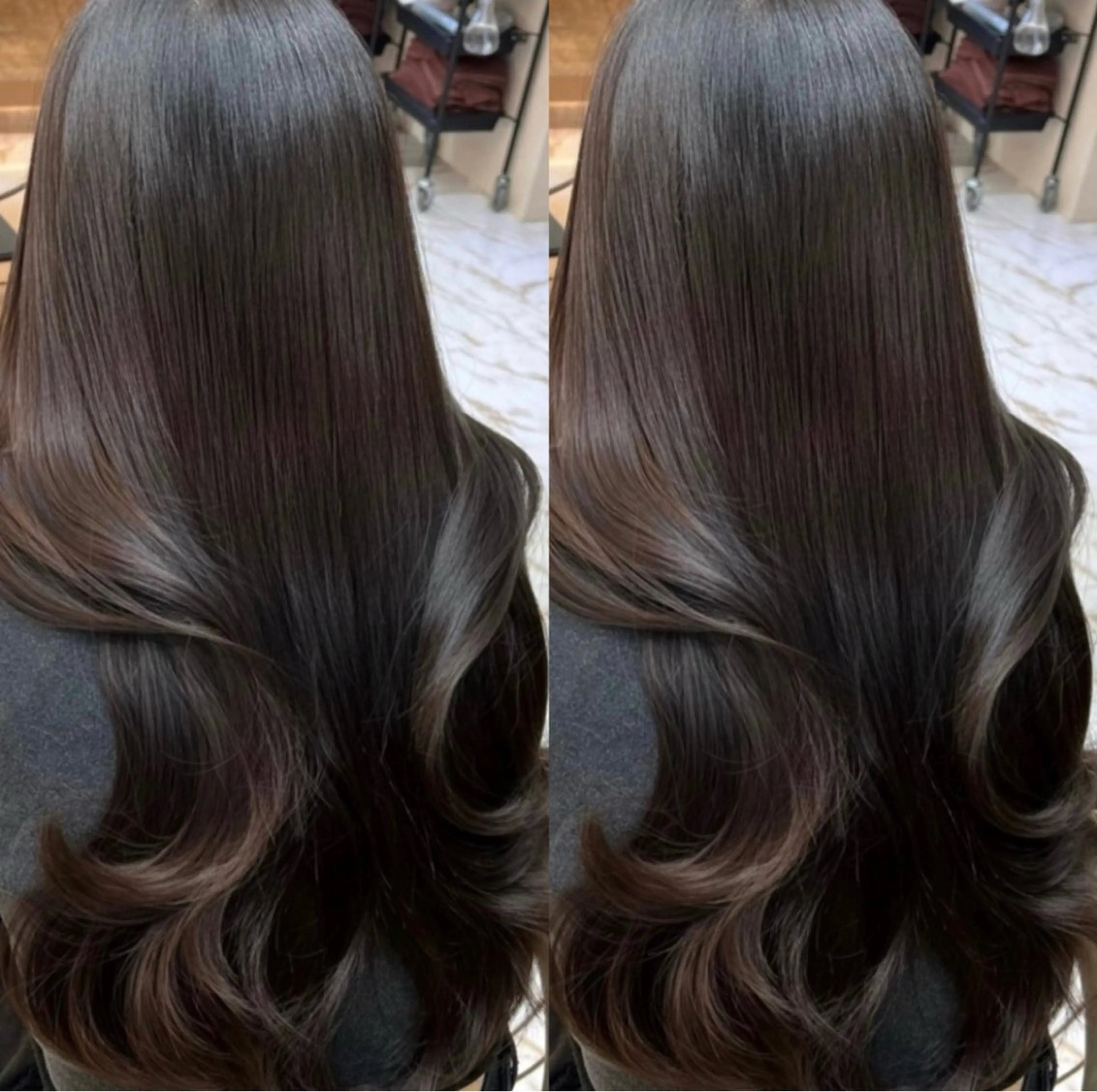 【就活やイメチェンで暗くしたい方へ🖤】ワンカラートーンダウン＋2stepトリートメントの写真