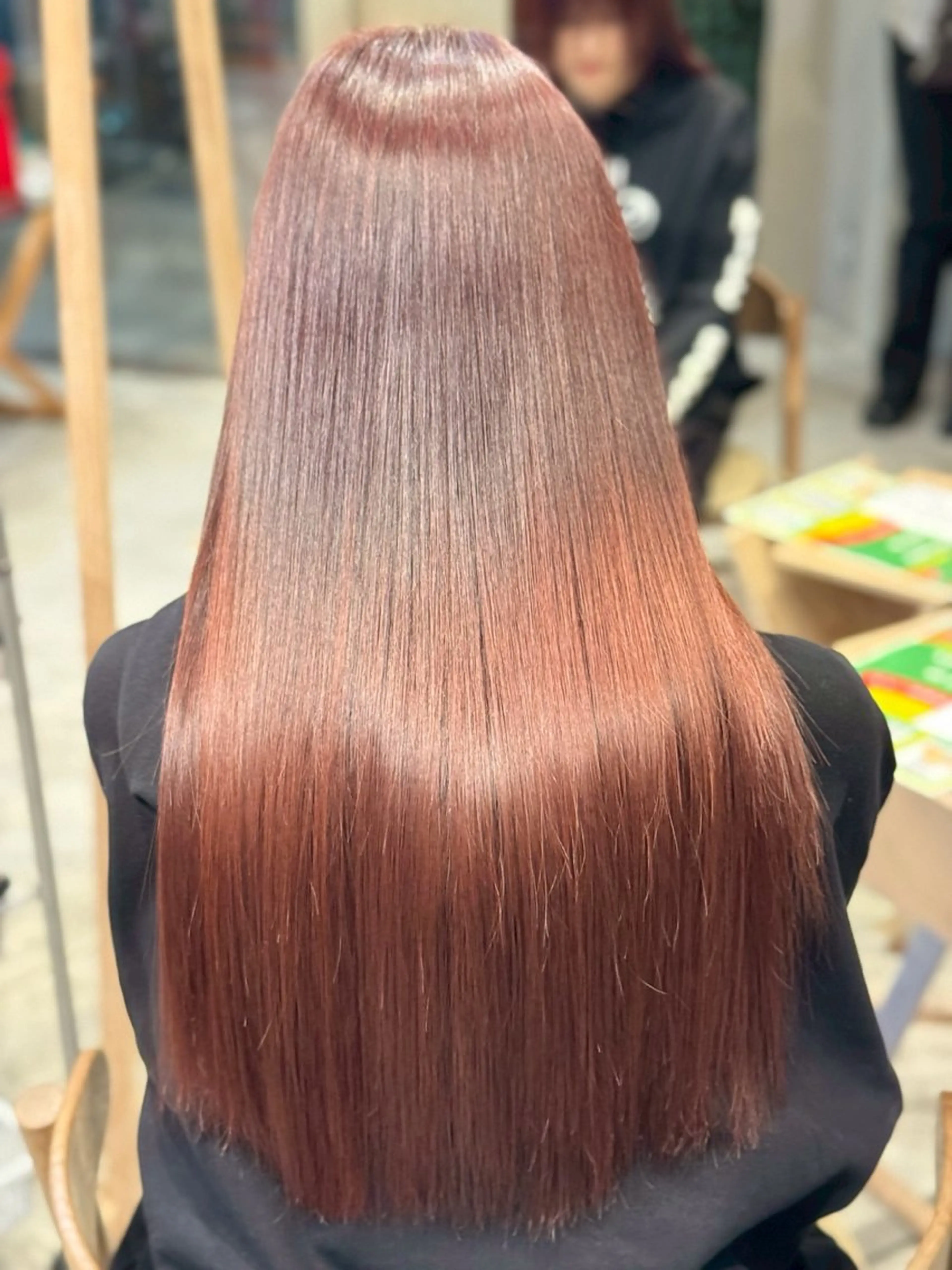 髪質改善縮毛矯正+カット+髪質改善トリートメントの写真