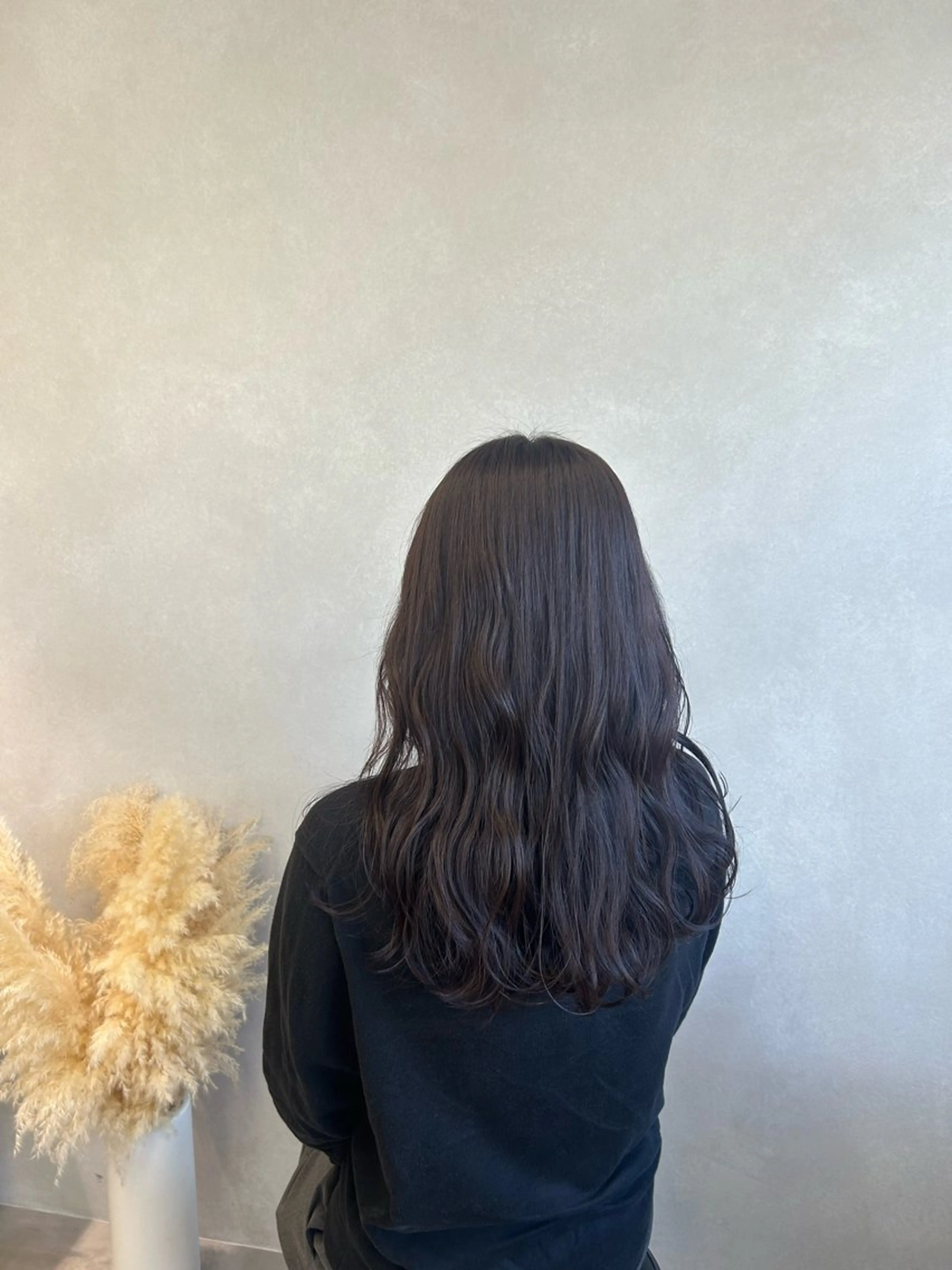 ロング カラー 透明感カラー ラベンダーカラー 暖色･似合わせカラー (廣石沙英🎀)のヘアスタイル