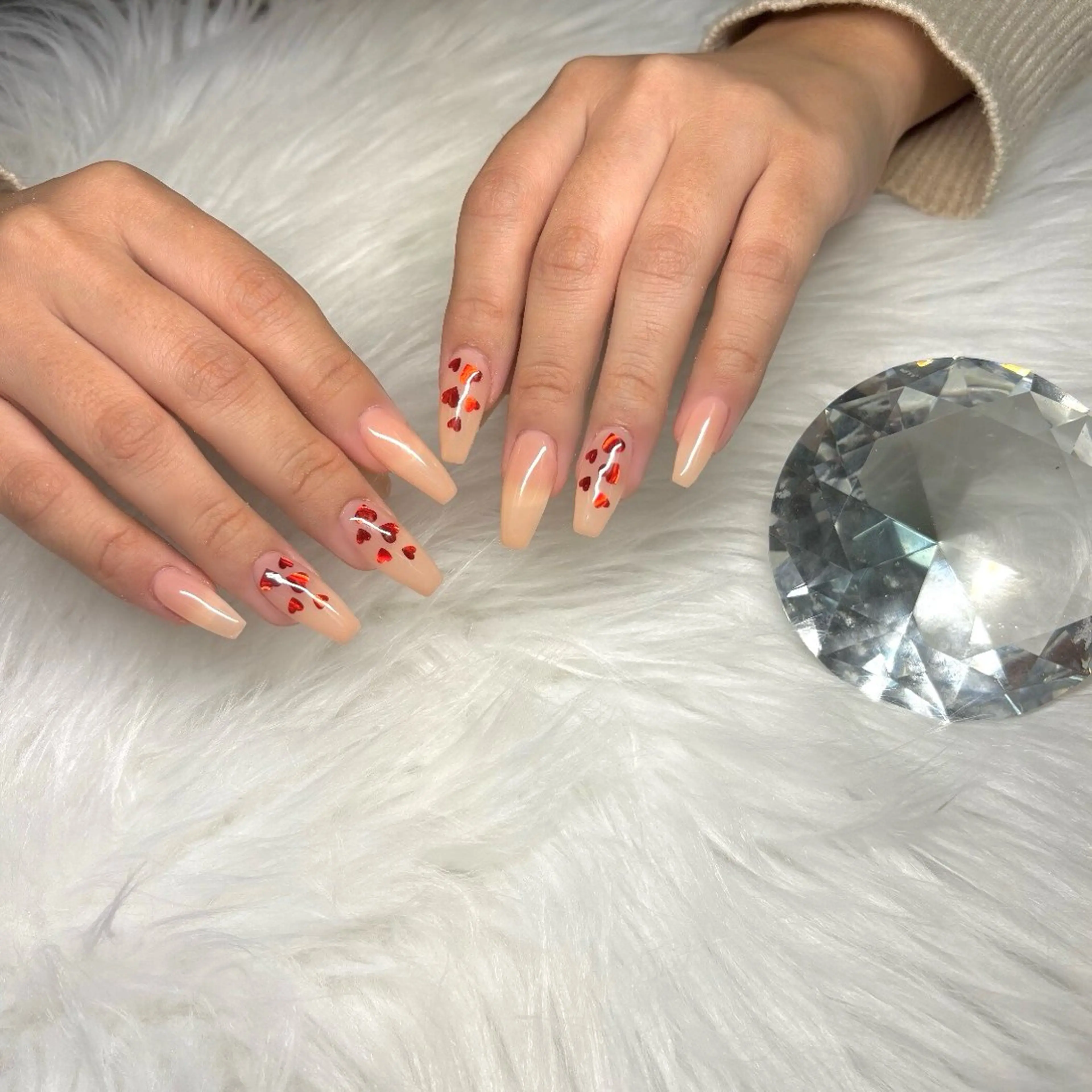 ネイル 中元 月のネイルデザイン