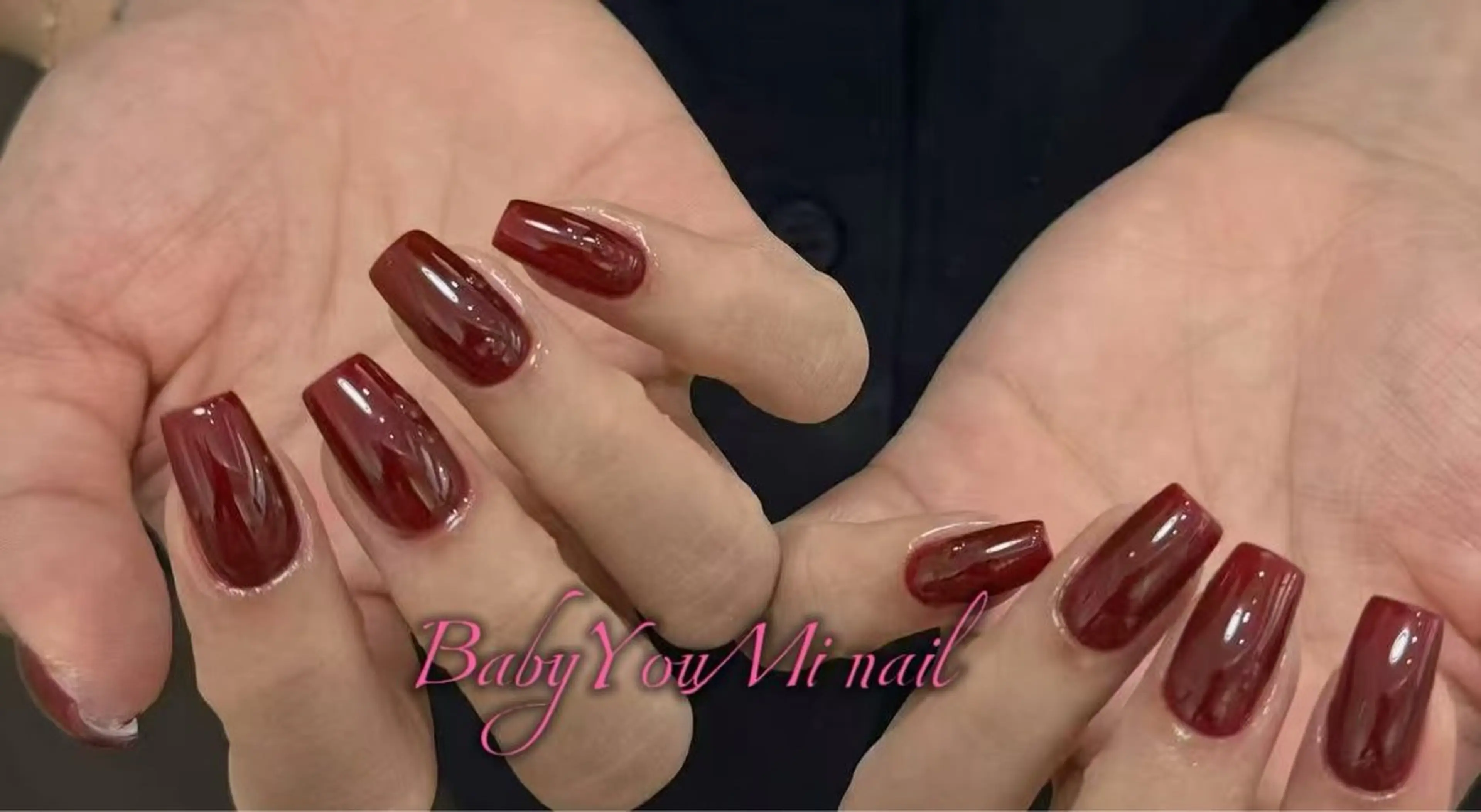 ネイル オーロラネイル 成人式 フットネイル フレンチネイル ジェルネイル ハンドネイル BabyYouMi nailのネイルデザイン