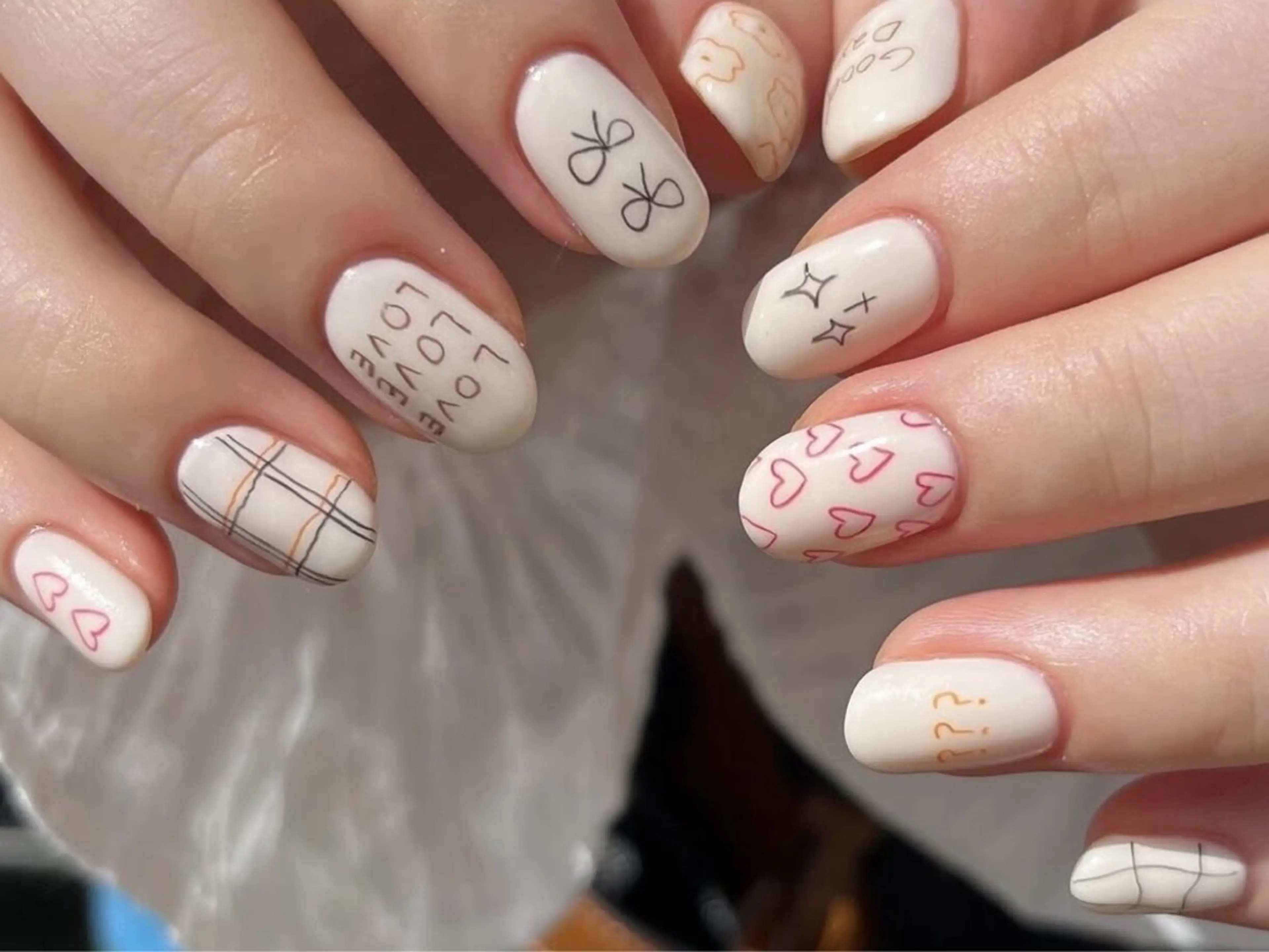 ネイル ハンドネイル 祇園 彩寧のネイルデザイン