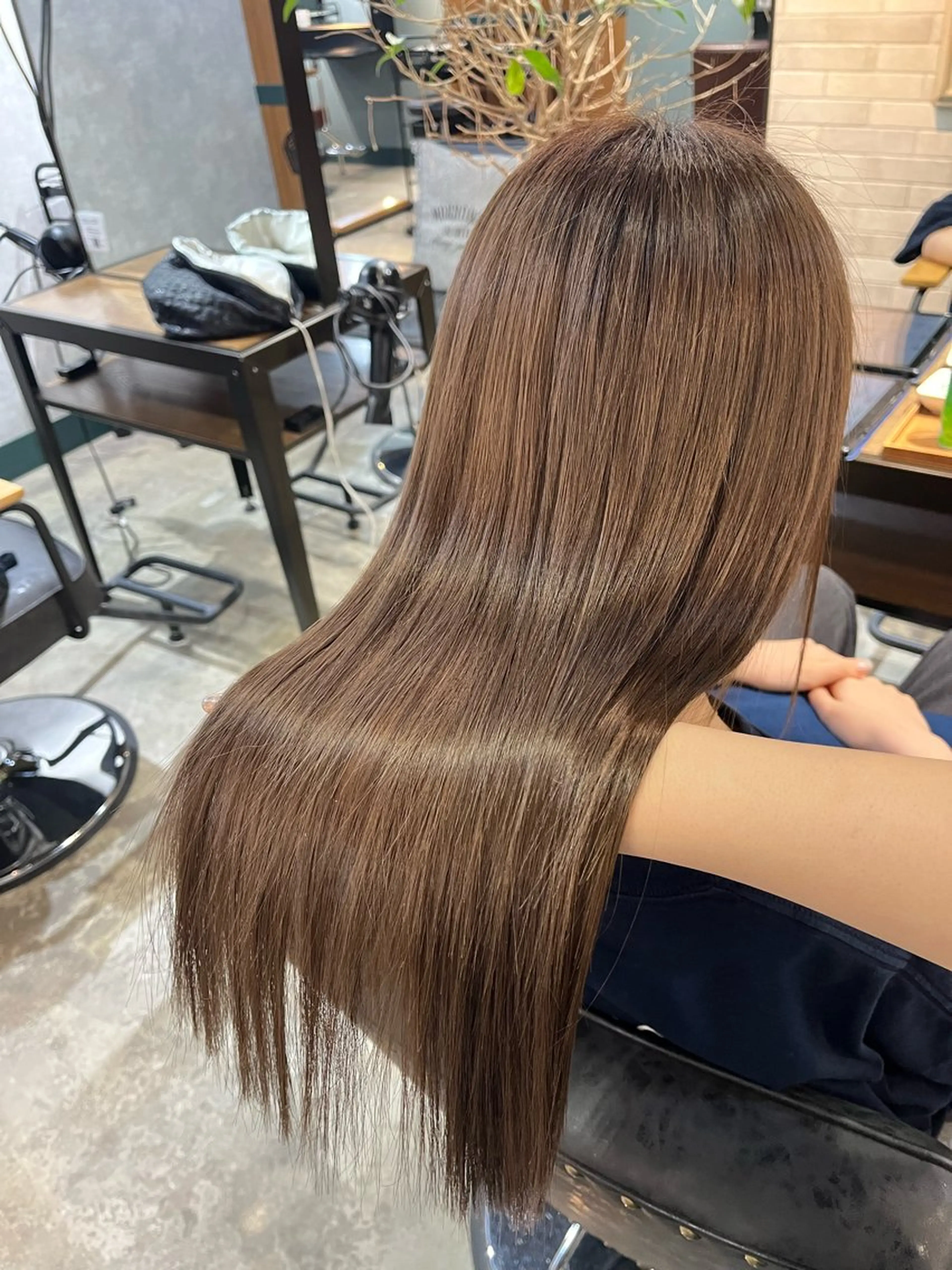 ロング 髪質改善 トリートメント 酸熱トリートメント ヘアカラー トリートメント olive For hair 池袋【オリーブフォーヘアー】所属・🍒艶髪カラー🍒 青木 瞳のヘアスタイル