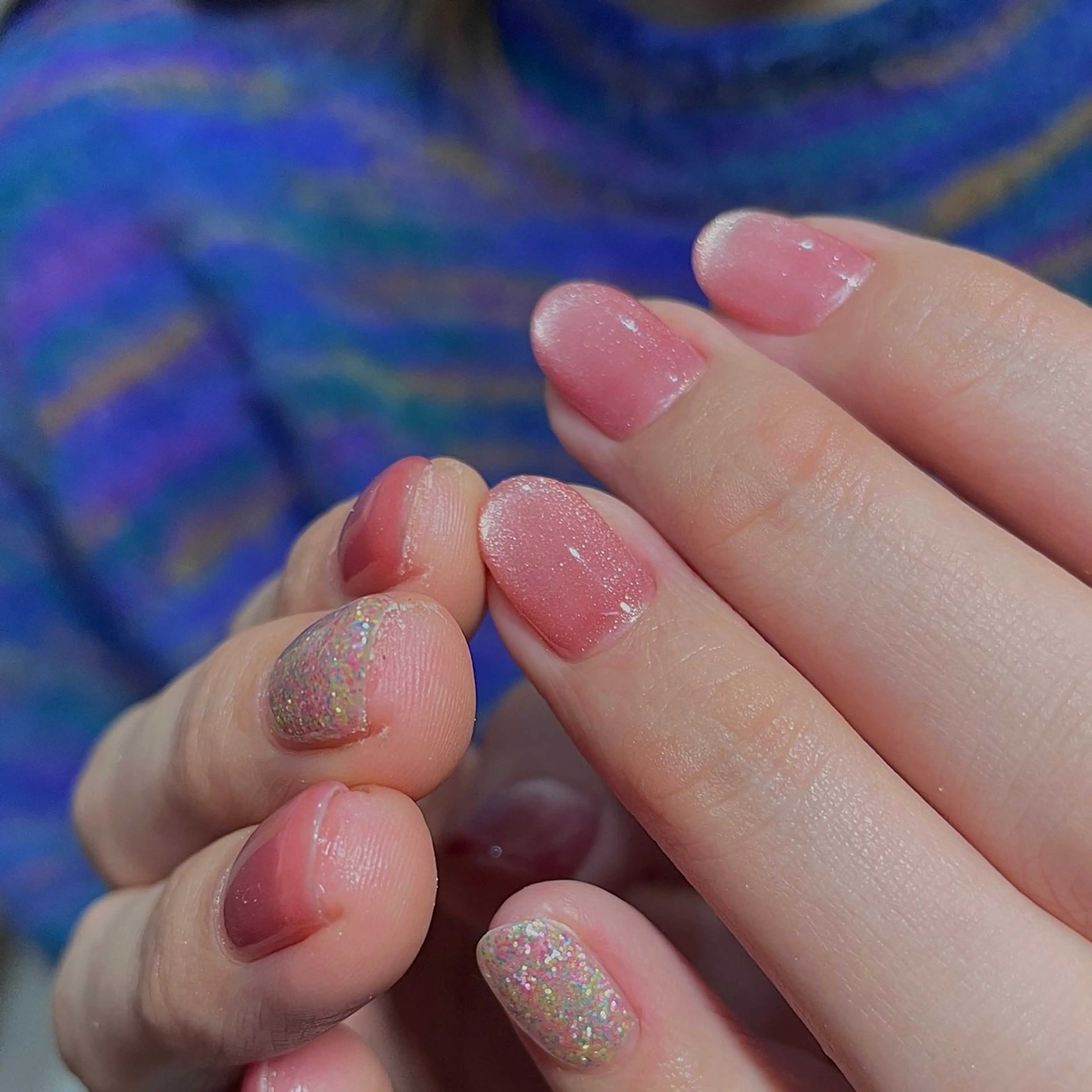 ネイル ジェルネイル キラキラネイル ラメ(グリッター) マグネットネイル オフィスネイル ハンドネイル acs.n所属・ネイル，耳つぼ 風間すみれのその他イメージ