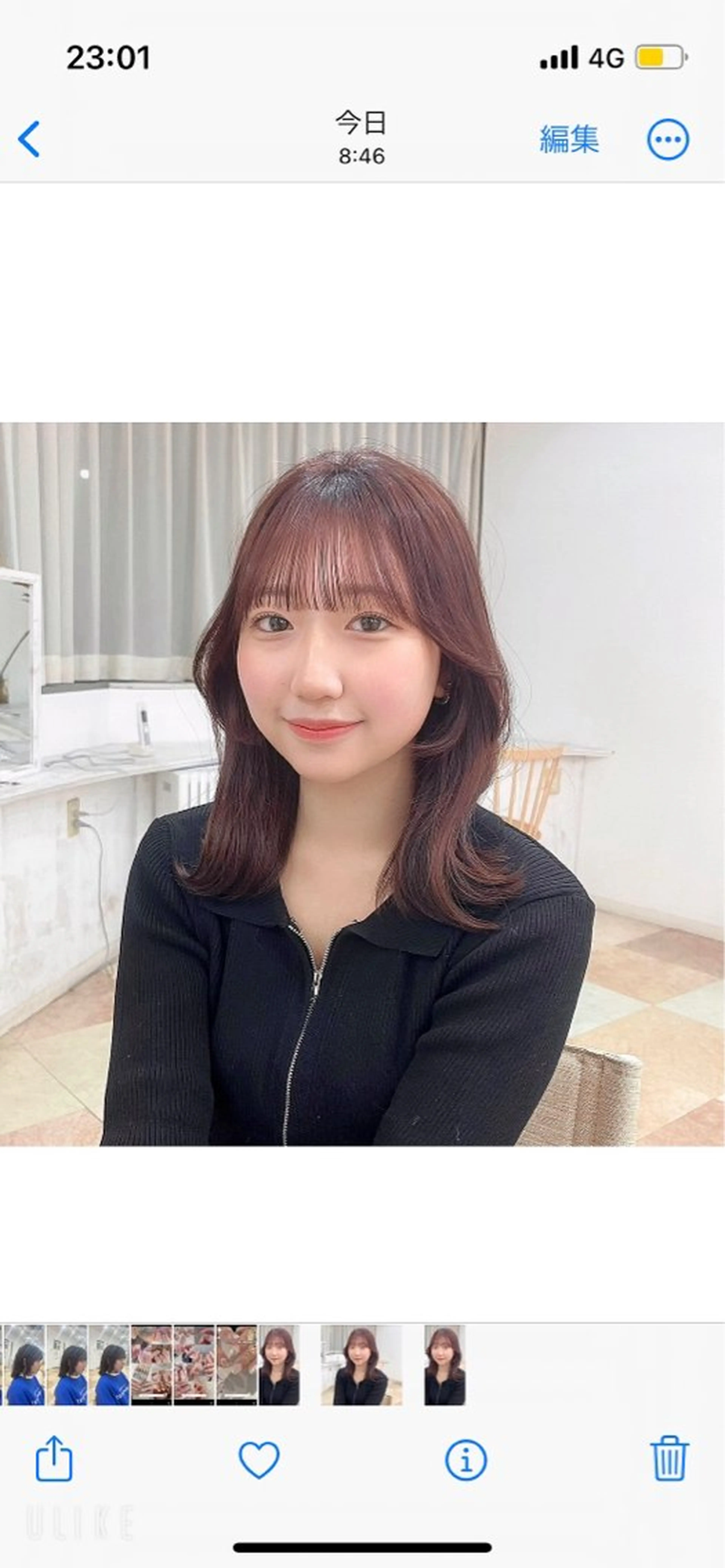 ミディアム カラー Lufeli所属・🫧いとうりお🫧 ショート/レイヤーのヘアスタイル