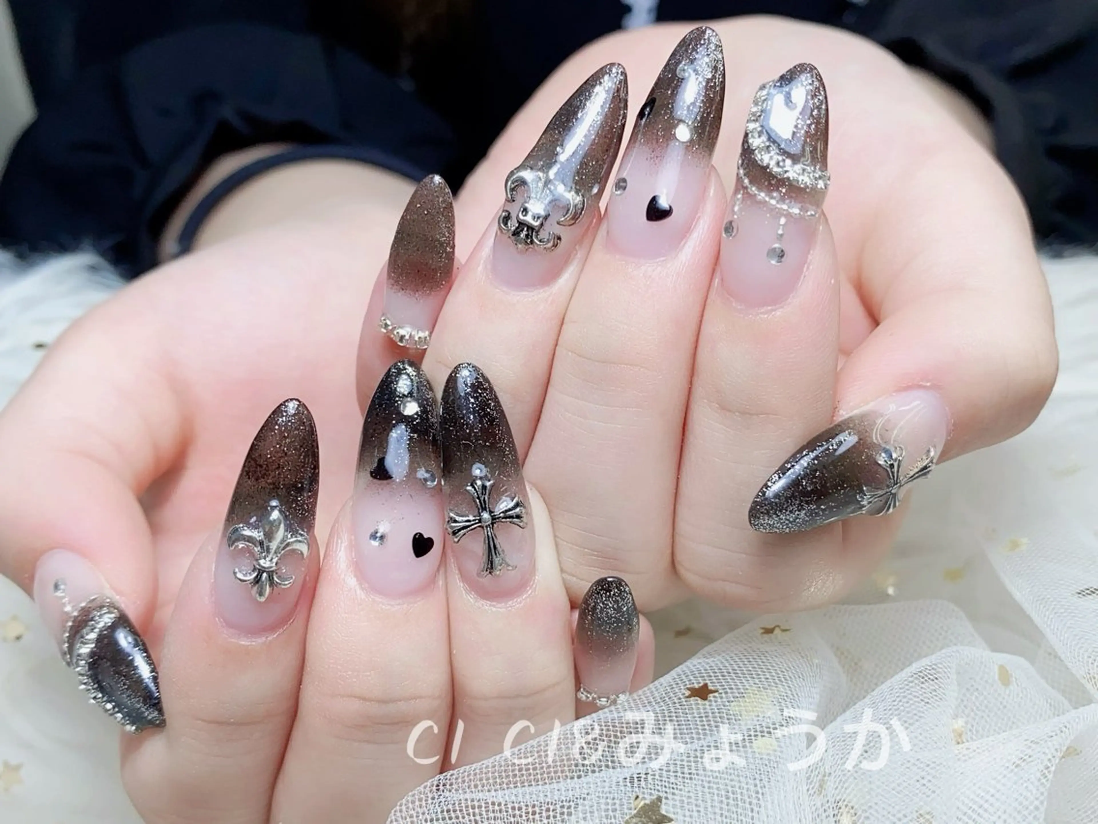 ネイル チークネイル 長さ出し フットネイル ジェルネイル グラデーション ハンドネイル CI CI nailのネイルデザイン