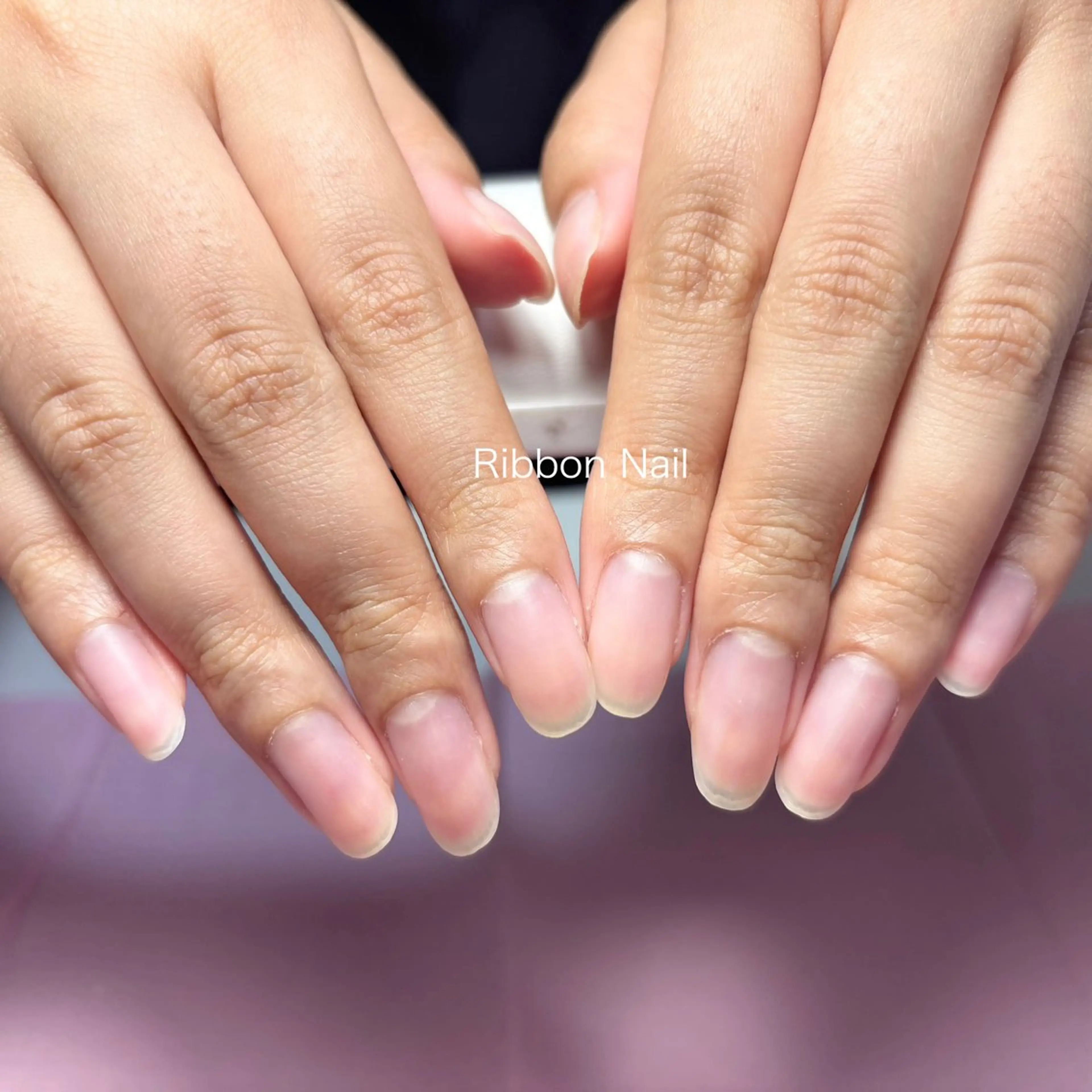 ハンドのジェルオフ、ドライケア込💅の写真